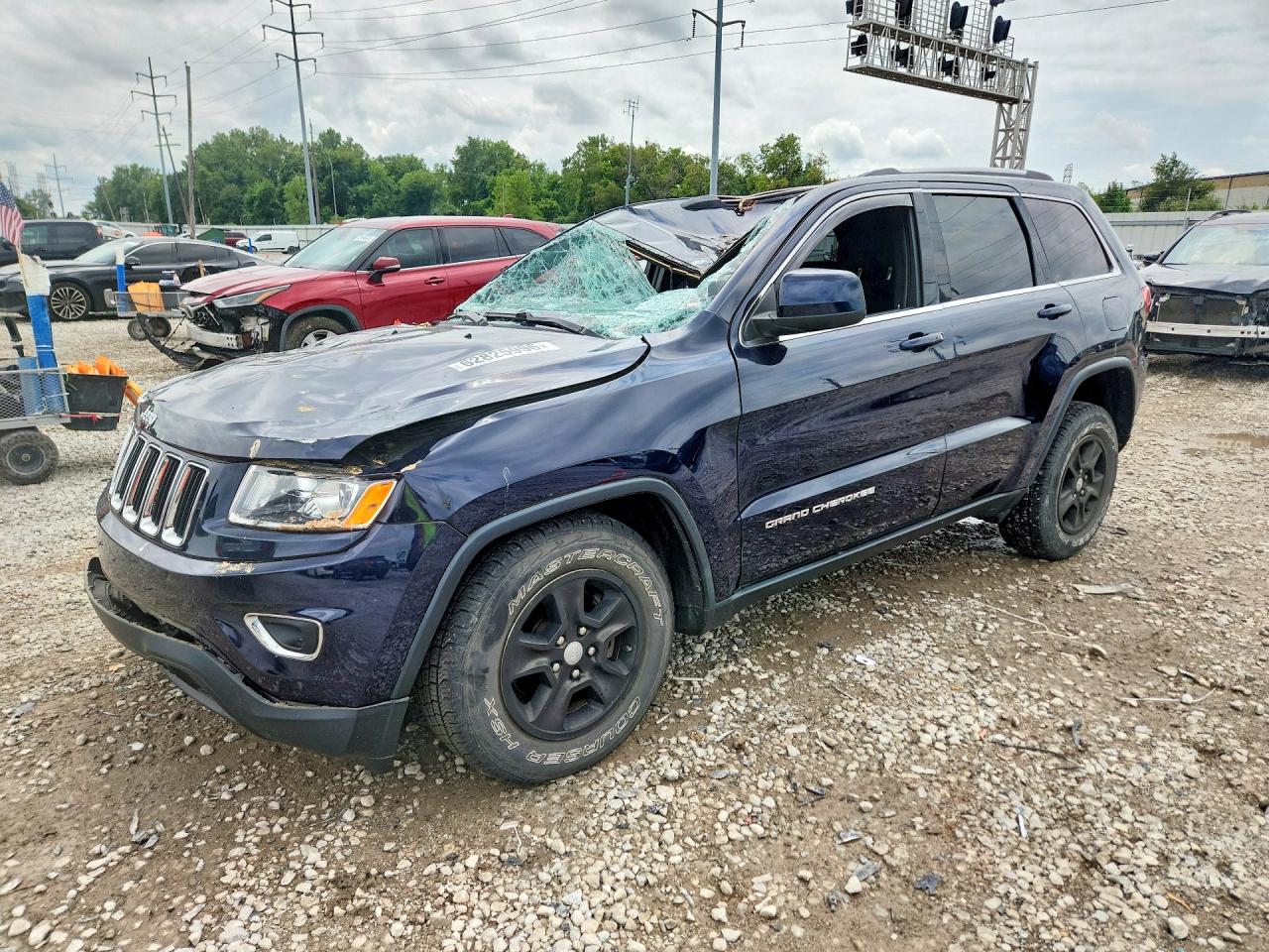 2015 Jeep Grand Cherokee Laredo Blue vin: 1C4RJFAG9FC138291