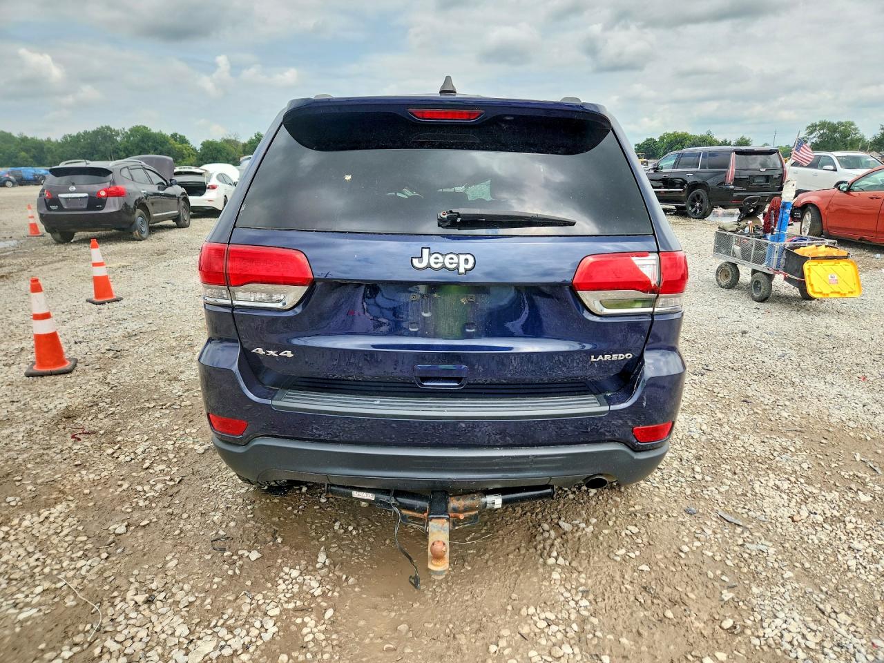 2015 Jeep Grand Cherokee Laredo Blue vin: 1C4RJFAG9FC138291