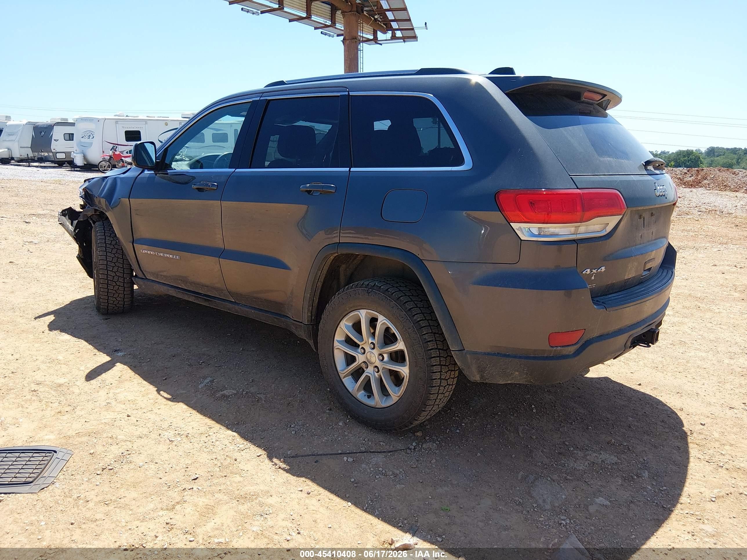 2015 Jeep Grand Cherokee Laredo Gray vin: 1C4RJFAG9FC140624