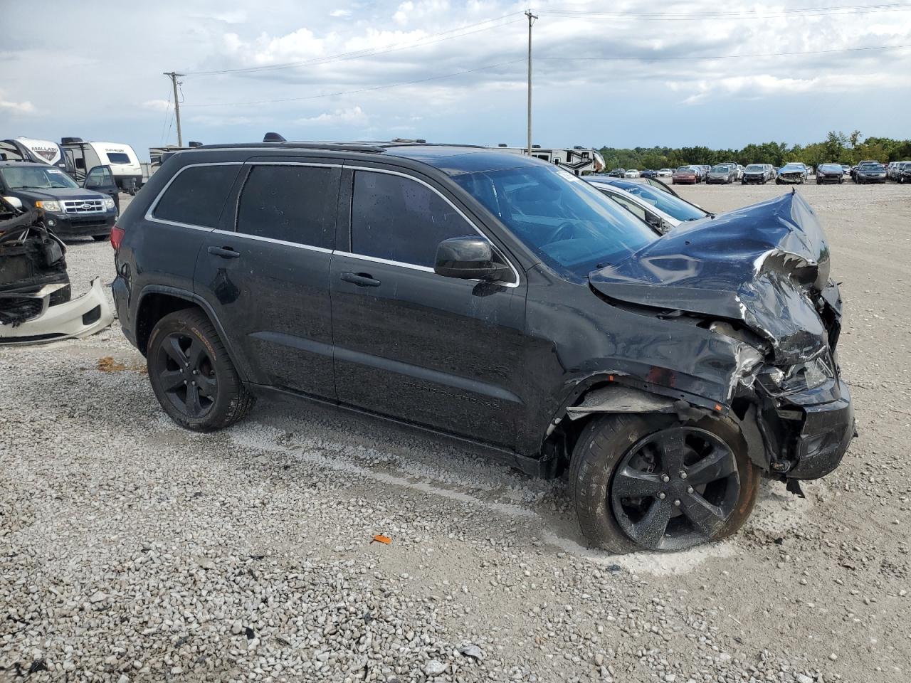 2015 Jeep Grand Cherokee Laredo Black vin: 1C4RJFAG9FC156595