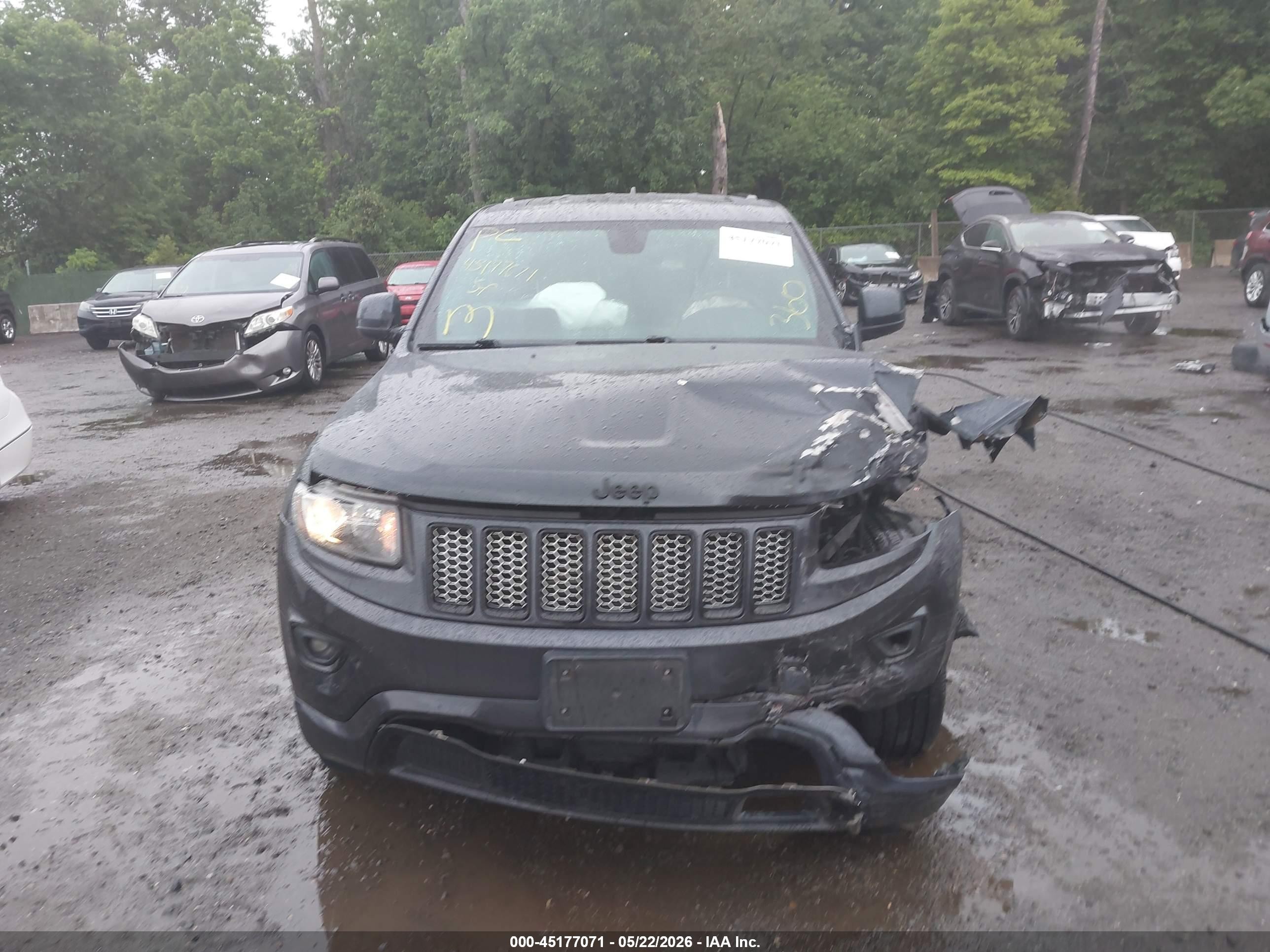 2015 Jeep Grand Cherokee Altitude Синий vin: 1C4RJFAG9FC171601