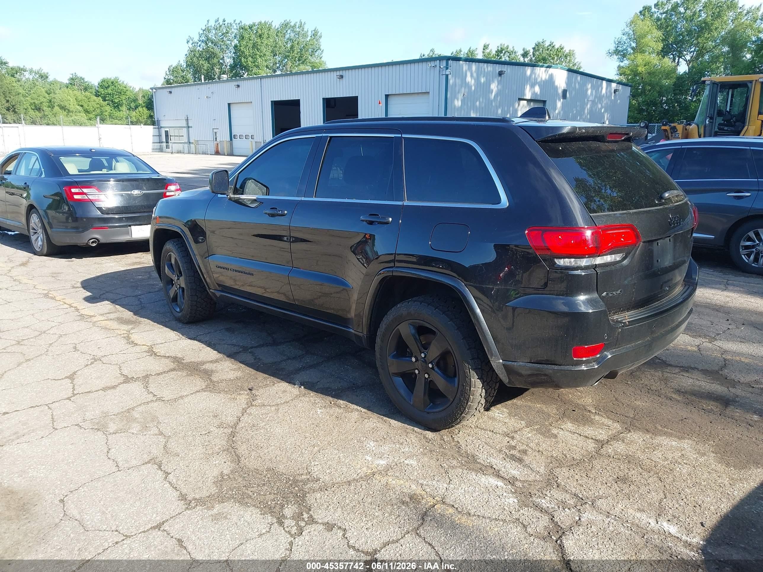 2015 Jeep Grand Cherokee Altitude Black vin: 1C4RJFAG9FC197258