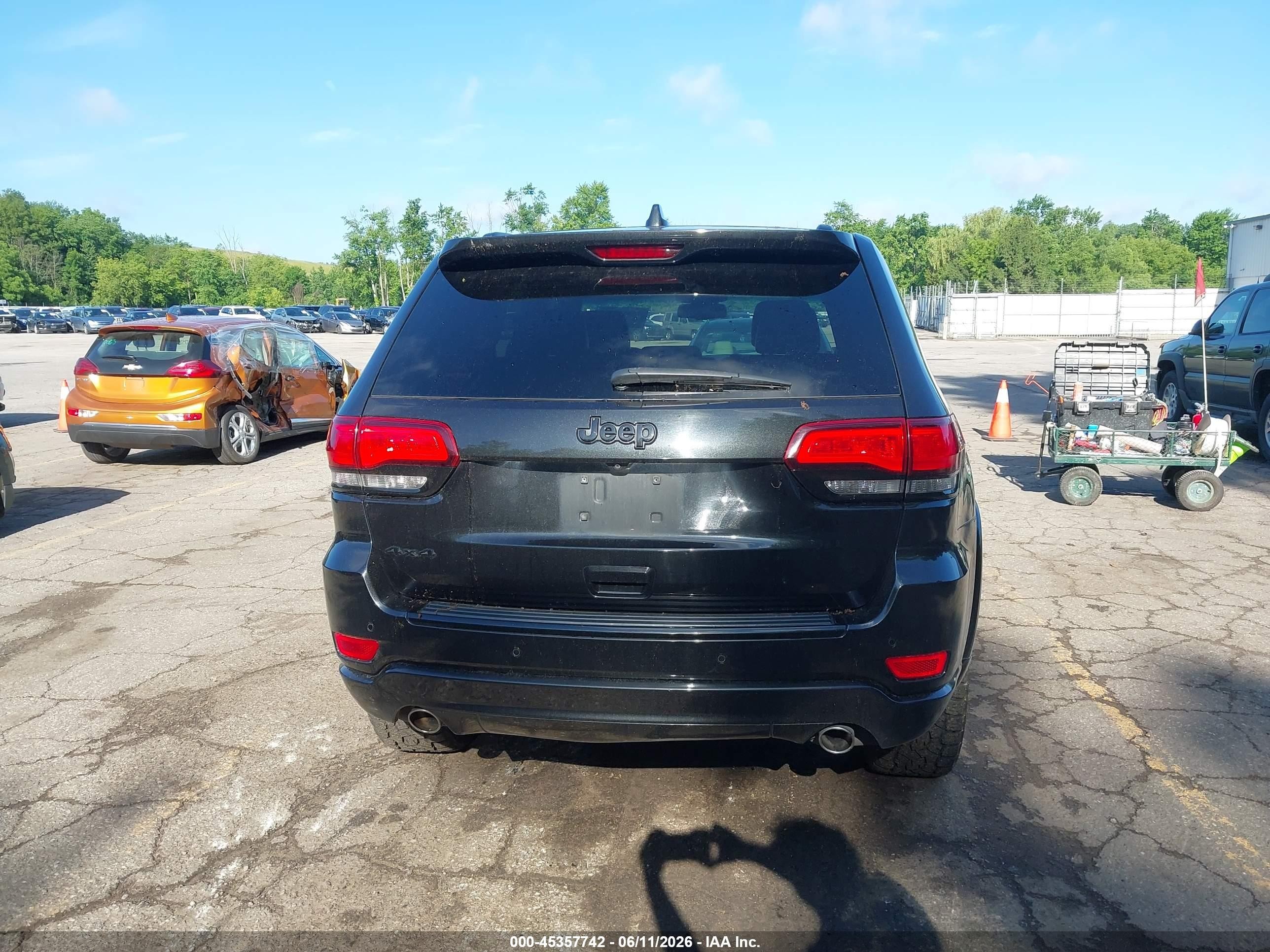 2015 Jeep Grand Cherokee Altitude Black vin: 1C4RJFAG9FC197258
