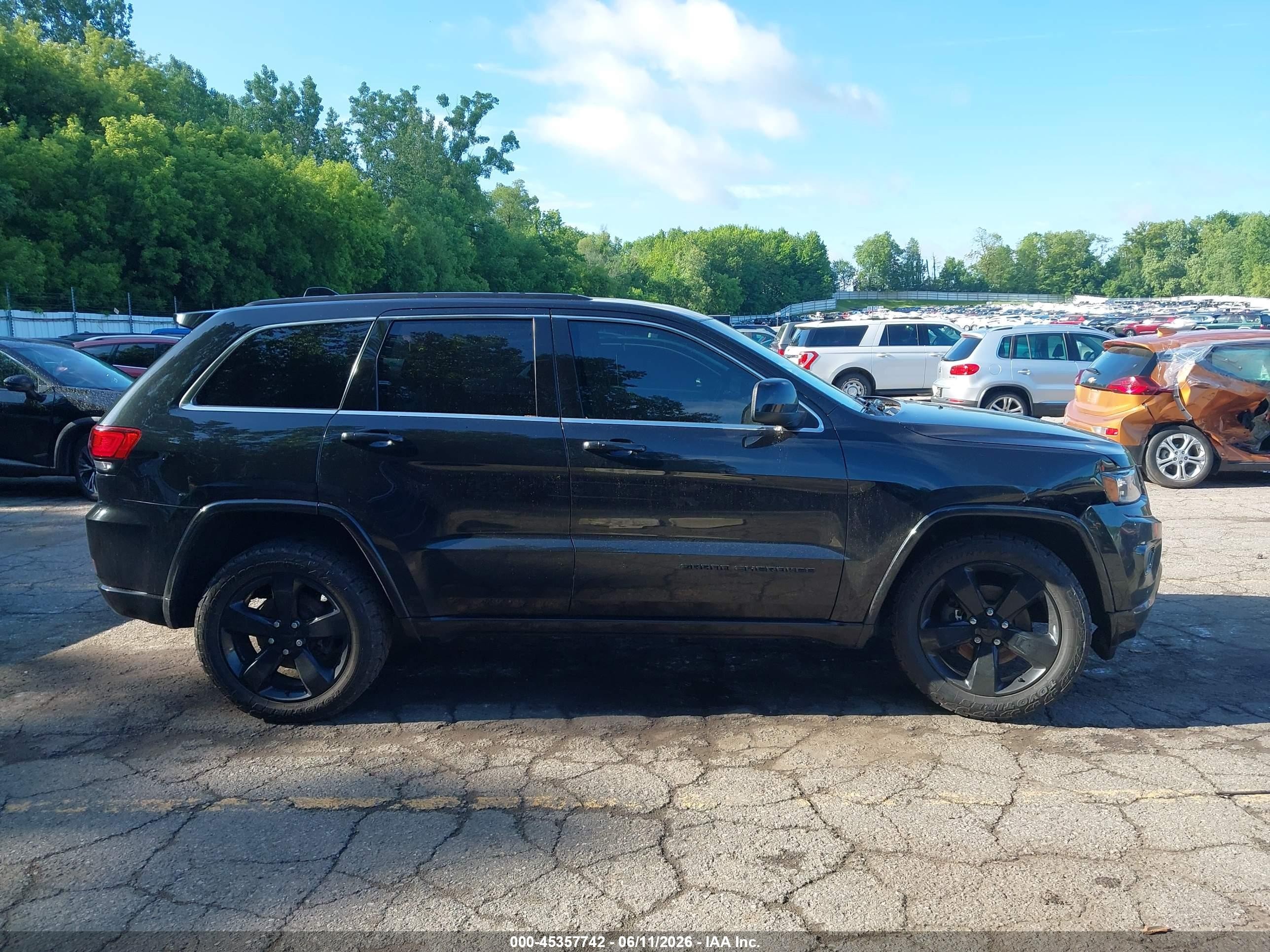 2015 Jeep Grand Cherokee Altitude Black vin: 1C4RJFAG9FC197258