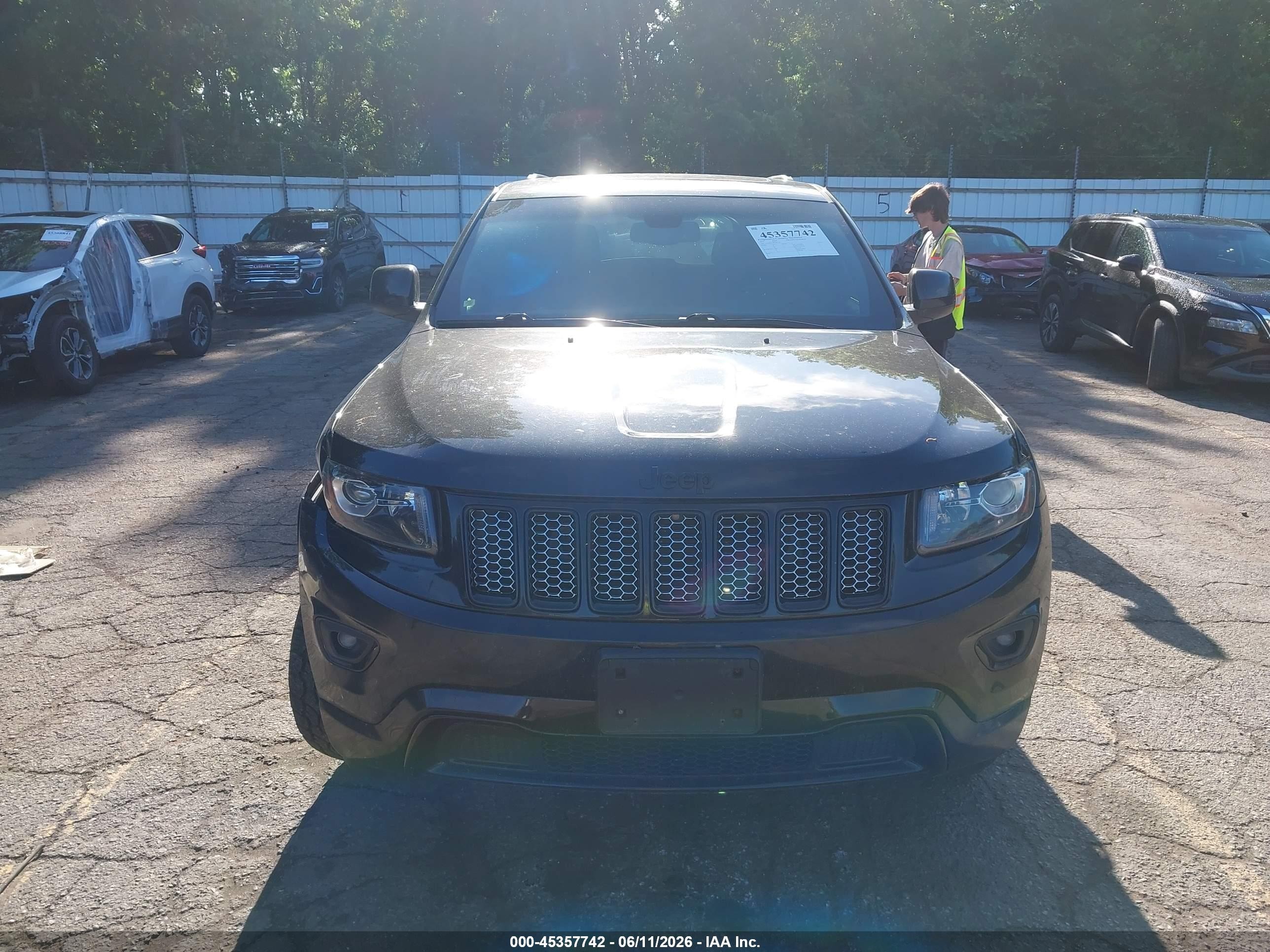 2015 Jeep Grand Cherokee Altitude Black vin: 1C4RJFAG9FC197258
