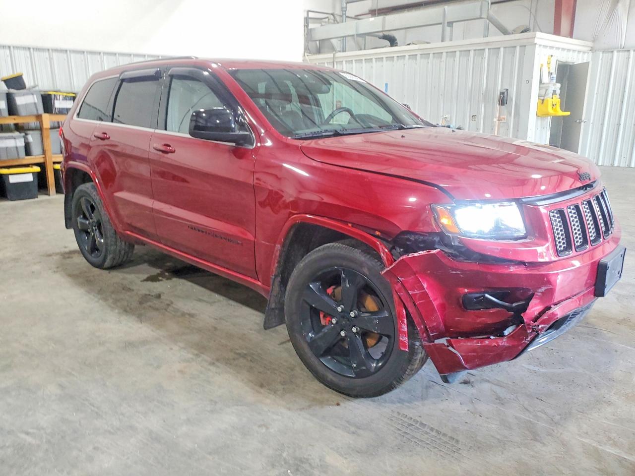 2015 Jeep Grand Cherokee Laredo Red vin: 1C4RJFAG9FC208453