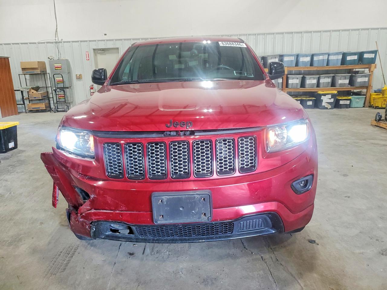 2015 Jeep Grand Cherokee Laredo Red vin: 1C4RJFAG9FC208453
