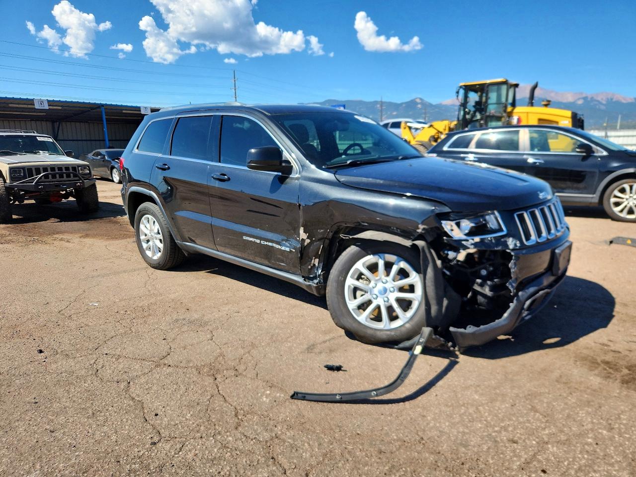 2015 Jeep Grand Cherokee Laredo Black vin: 1C4RJFAG9FC675016