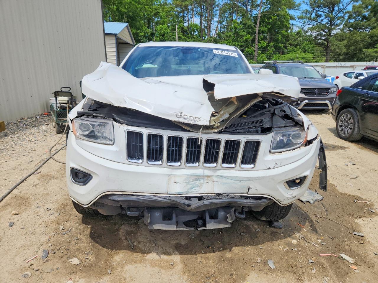 2015 Jeep Grand Cherokee Laredo White vin: 1C4RJFAG9FC720438