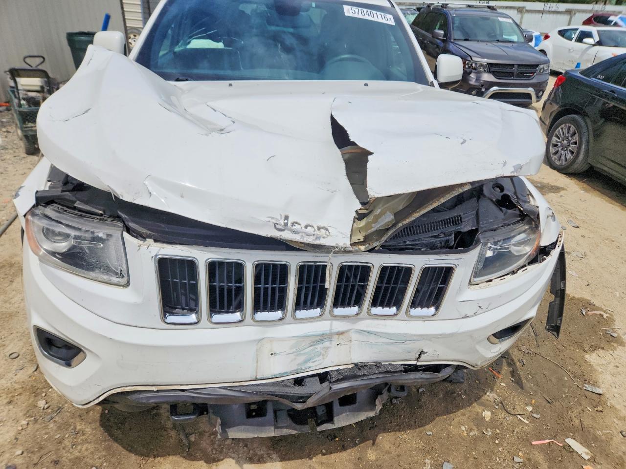 2015 Jeep Grand Cherokee Laredo White vin: 1C4RJFAG9FC720438