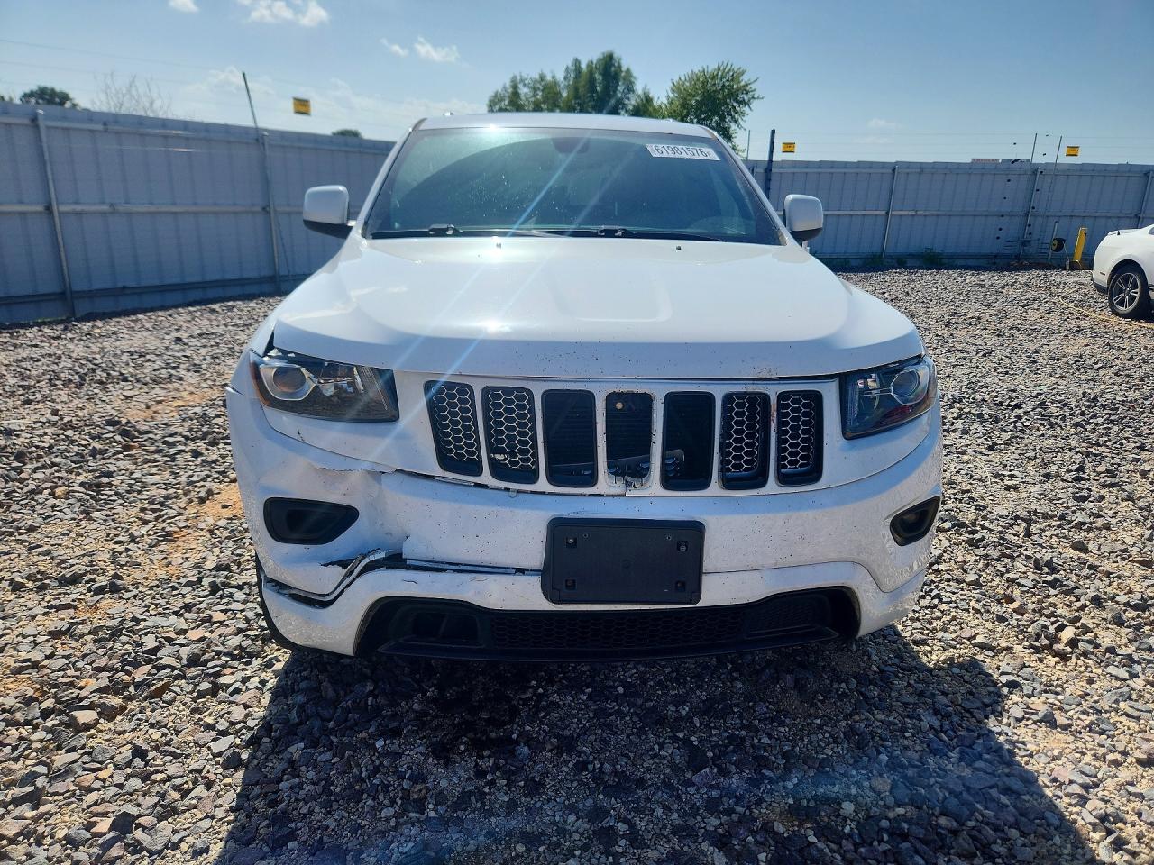 2015 Jeep Grand Cher White vin: 1C4RJFAG9FC767419