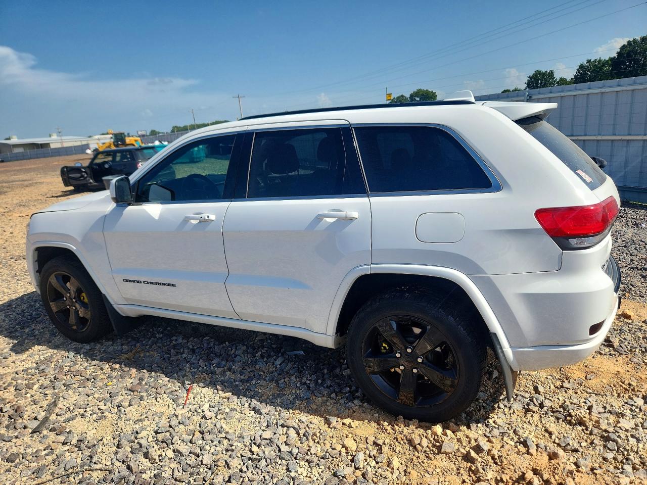 2015 Jeep Grand Cher White vin: 1C4RJFAG9FC767419
