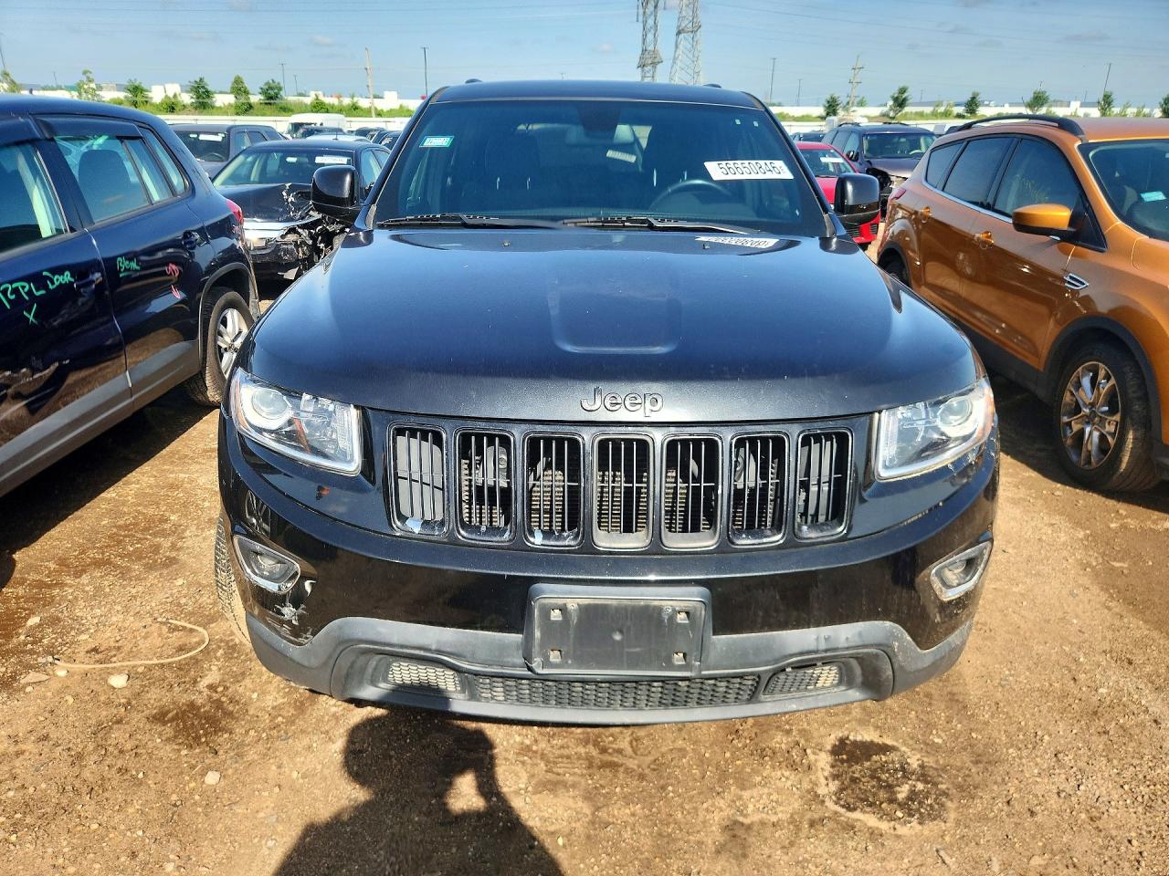 2015 Jeep Grand Cherokee Laredo Black vin: 1C4RJFAG9FC893750