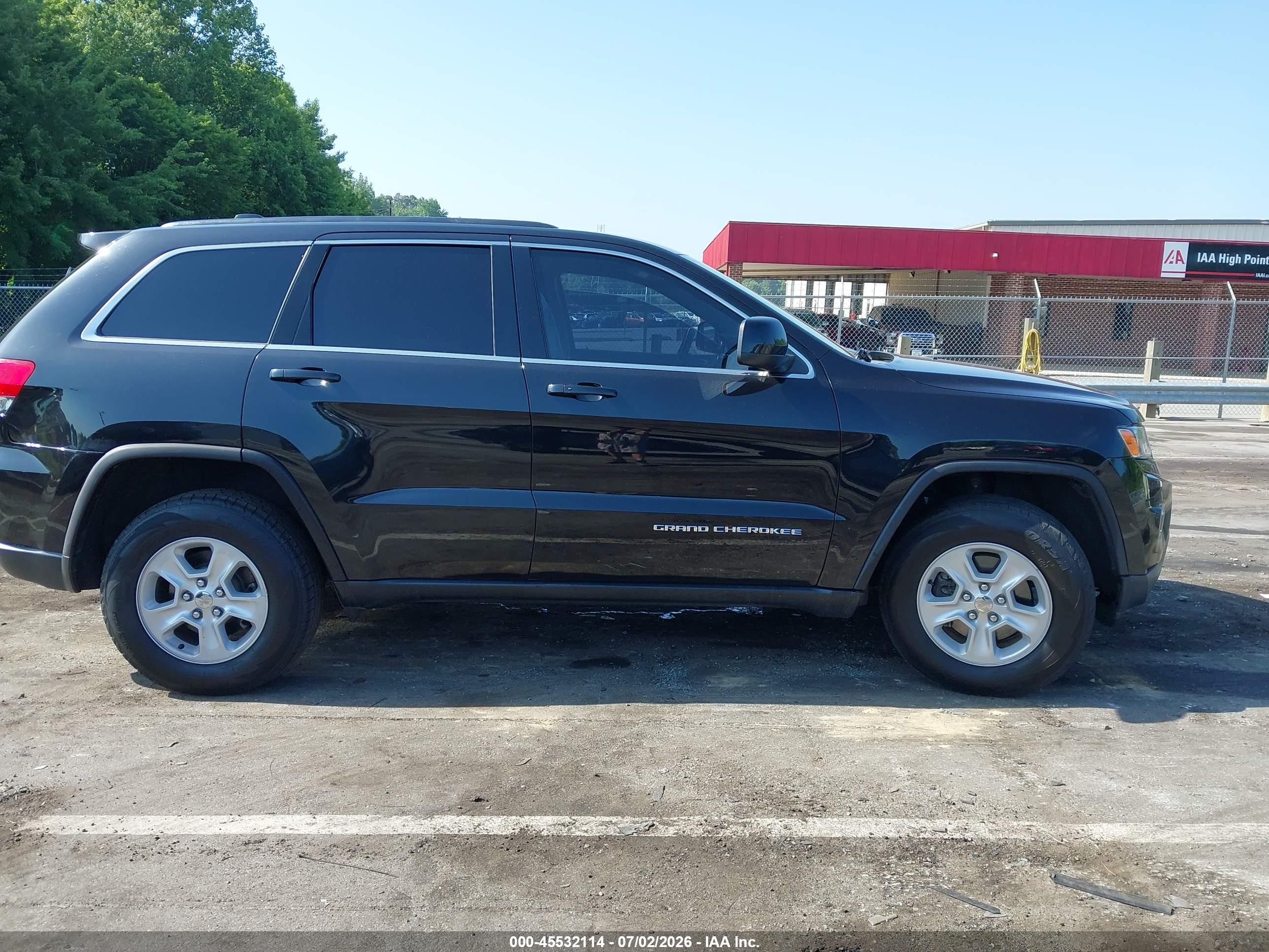 2015 Jeep Grand Cherokee Laredo Black vin: 1C4RJFAG9FC919151