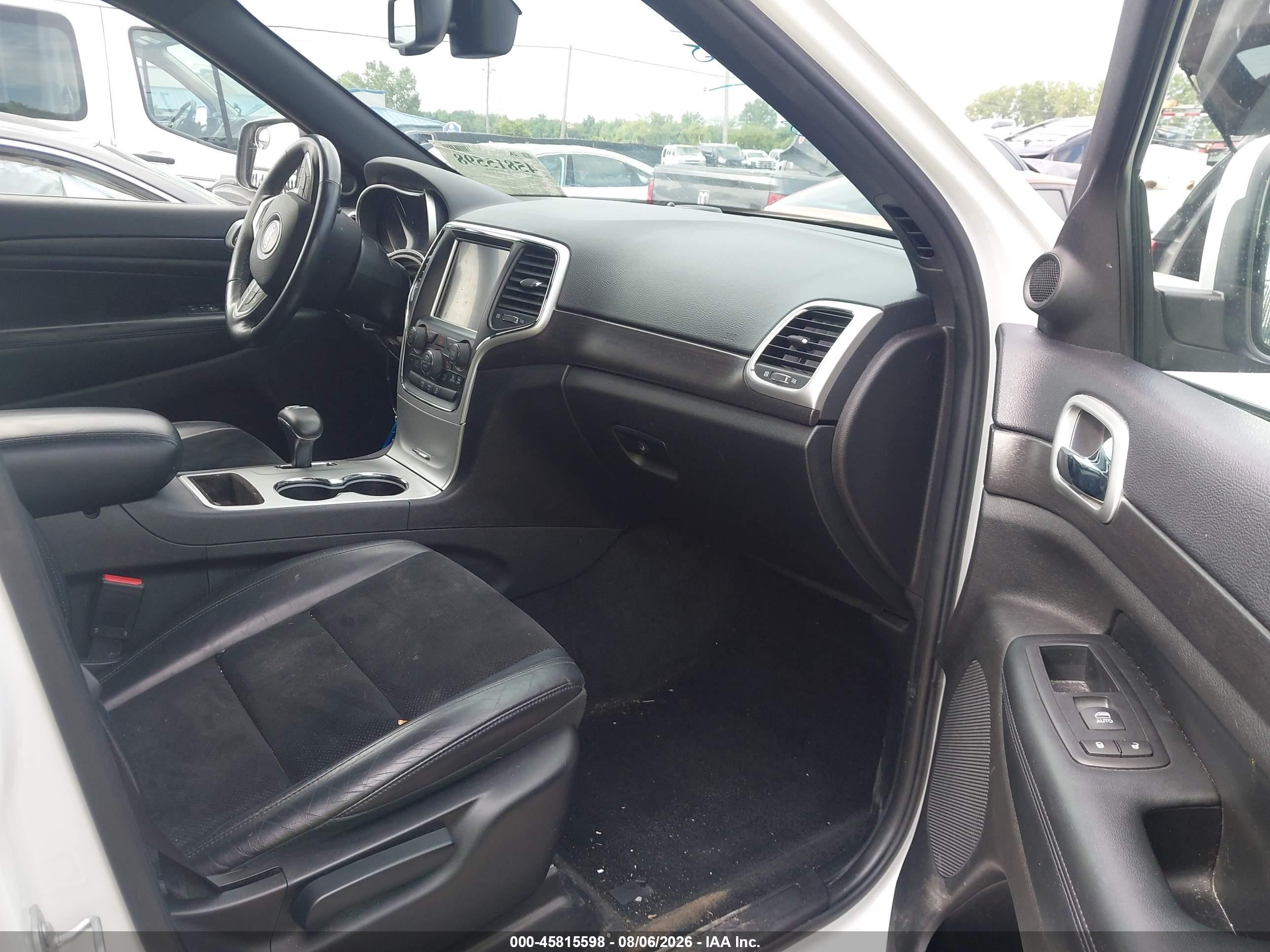 2015 Jeep Grand Cherokee Altitude White vin: 1C4RJFAG9FC924303