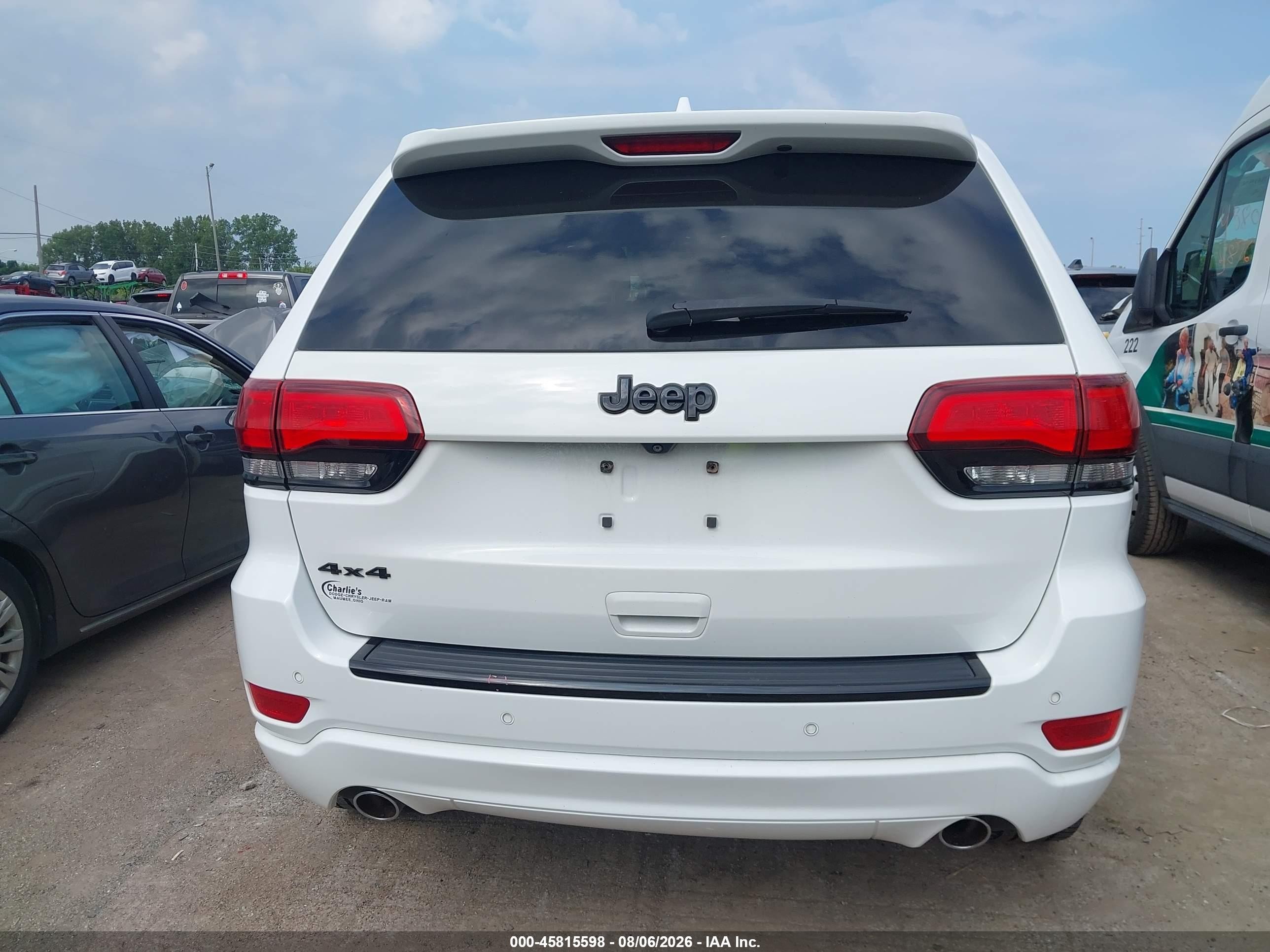 2015 Jeep Grand Cherokee Altitude White vin: 1C4RJFAG9FC924303