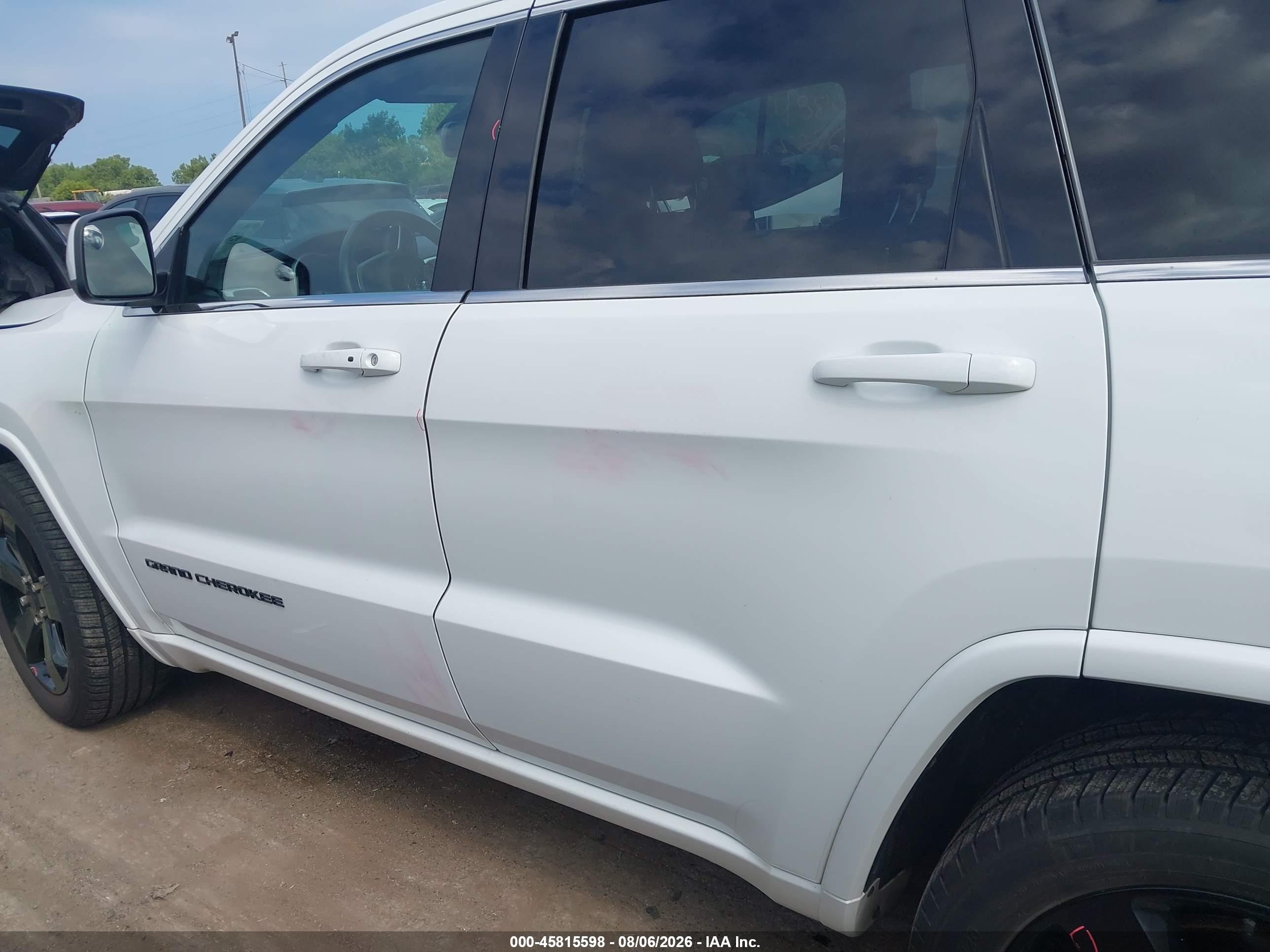 2015 Jeep Grand Cherokee Altitude White vin: 1C4RJFAG9FC924303