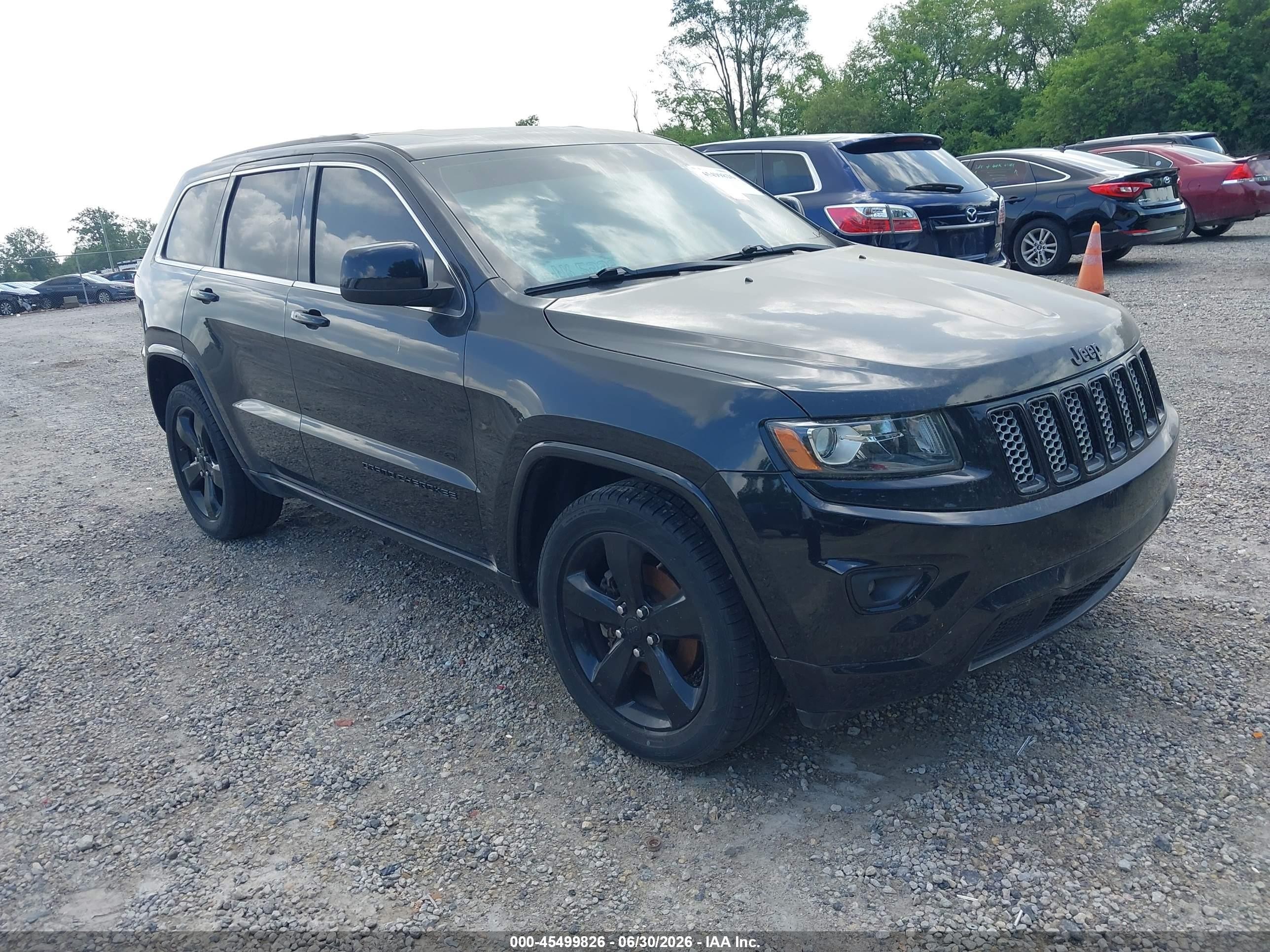 2015 Jeep Grand Cherokee Altitude Black vin: 1C4RJFAG9FC939982