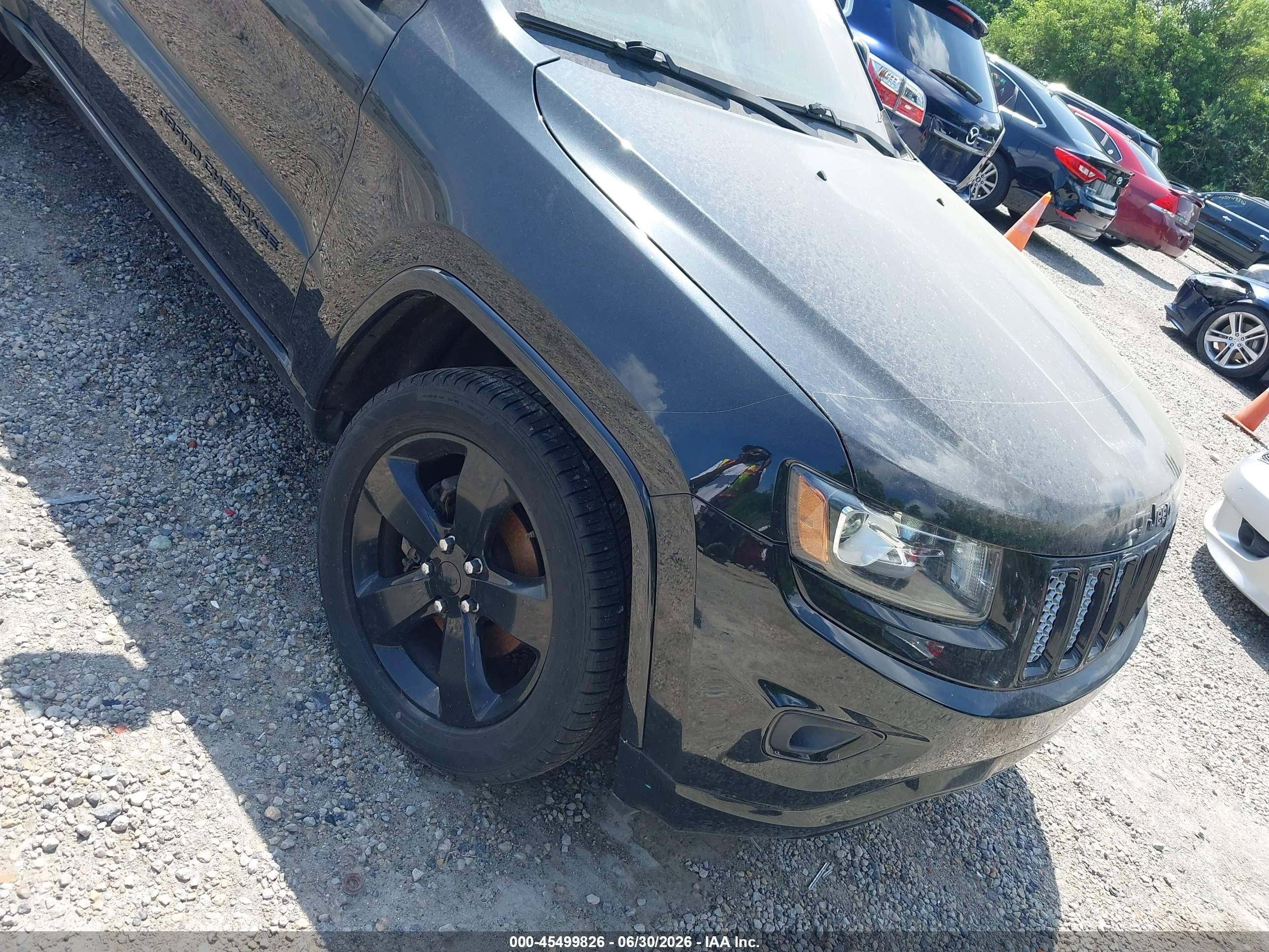 2015 Jeep Grand Cherokee Altitude Black vin: 1C4RJFAG9FC939982