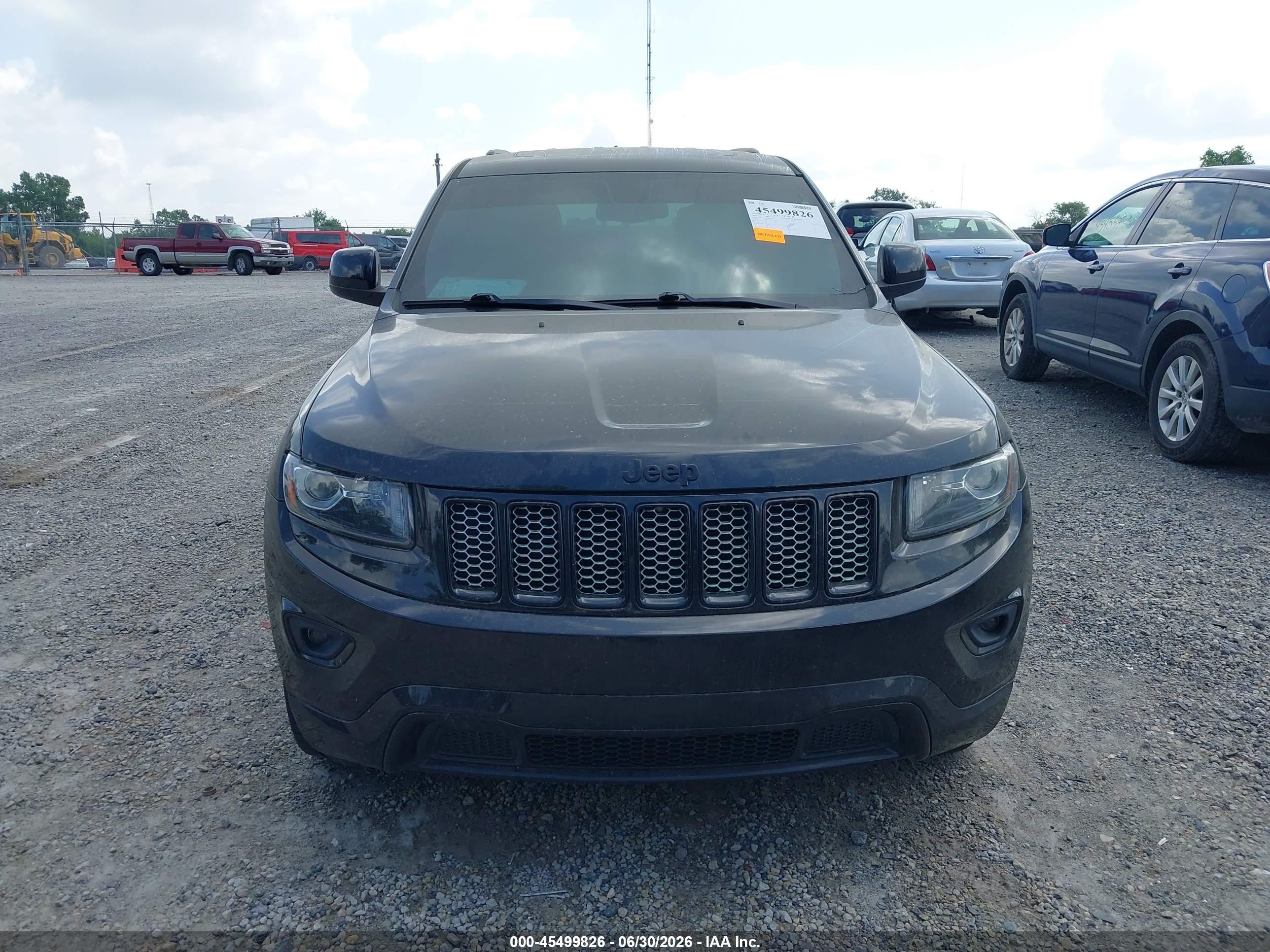 2015 Jeep Grand Cherokee Altitude Black vin: 1C4RJFAG9FC939982