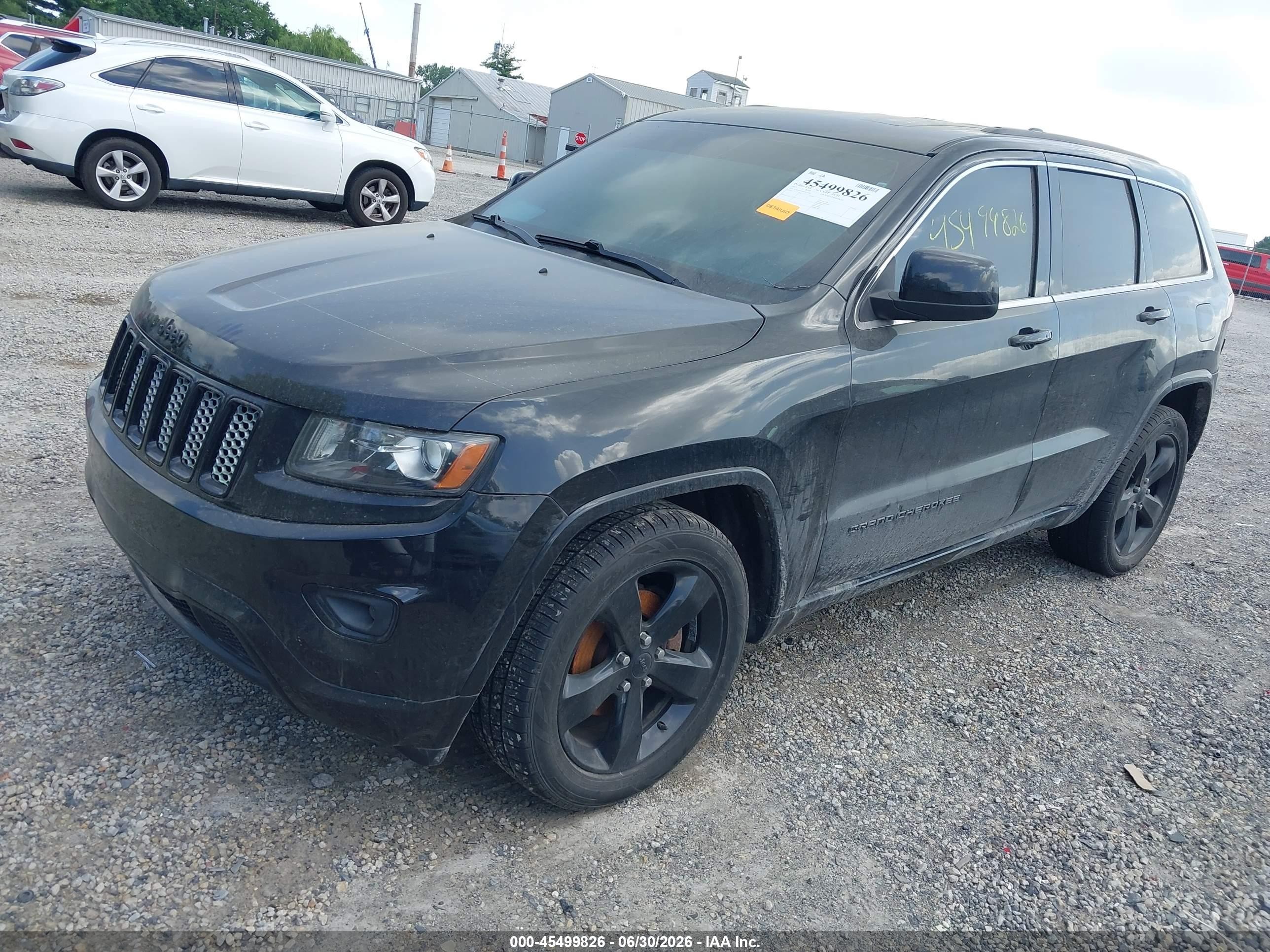 2015 Jeep Grand Cherokee Altitude Black vin: 1C4RJFAG9FC939982