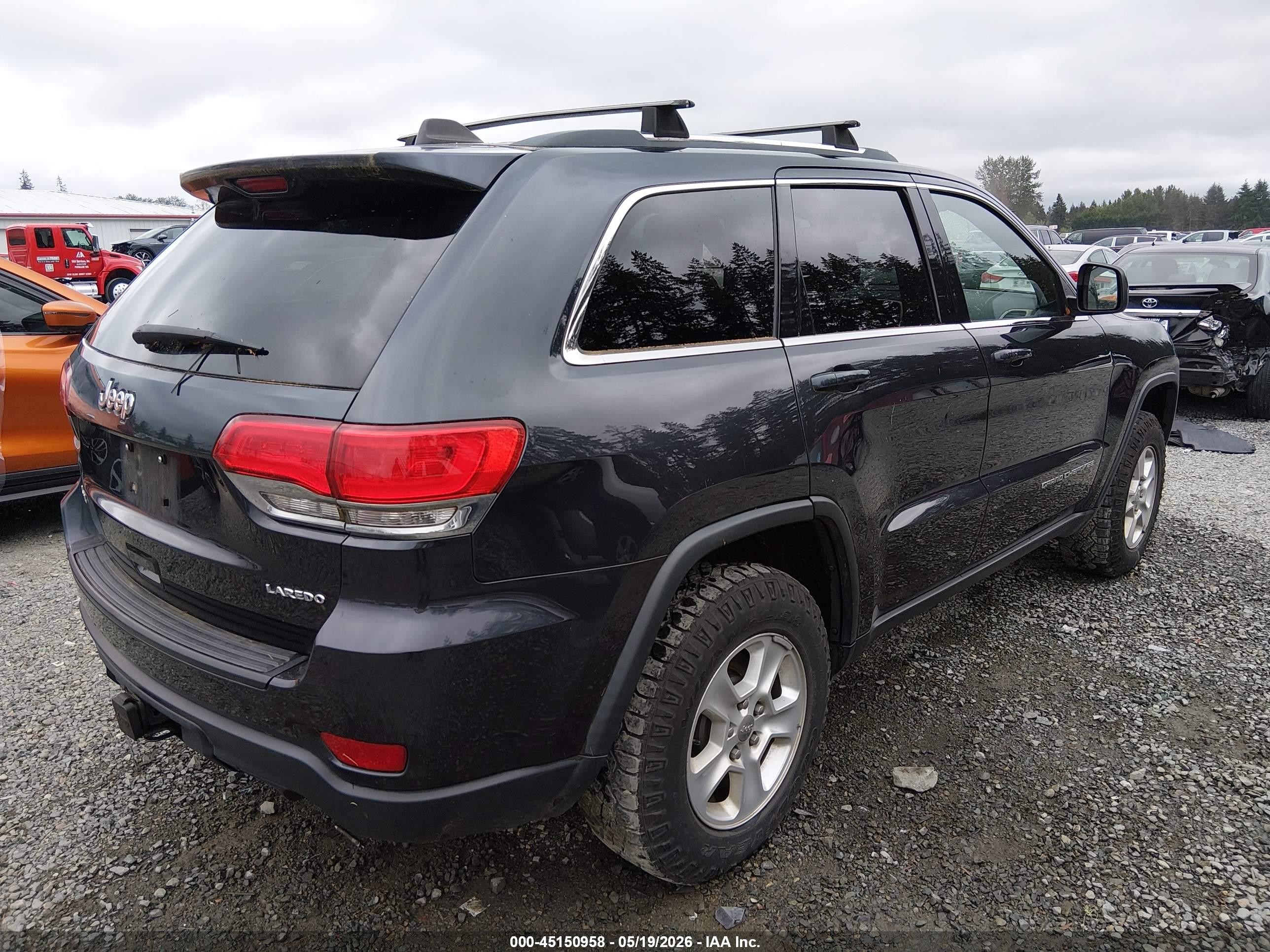 2015 Jeep Grand Cherokee Laredo Dark Blue vin: 1C4RJFAG9FC955602