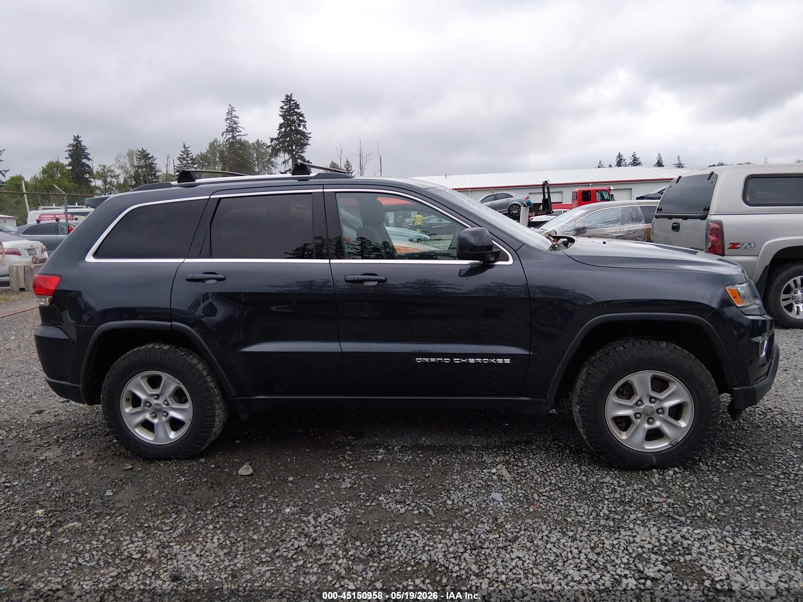 2015 Jeep Grand Cherokee Laredo Dark Blue vin: 1C4RJFAG9FC955602