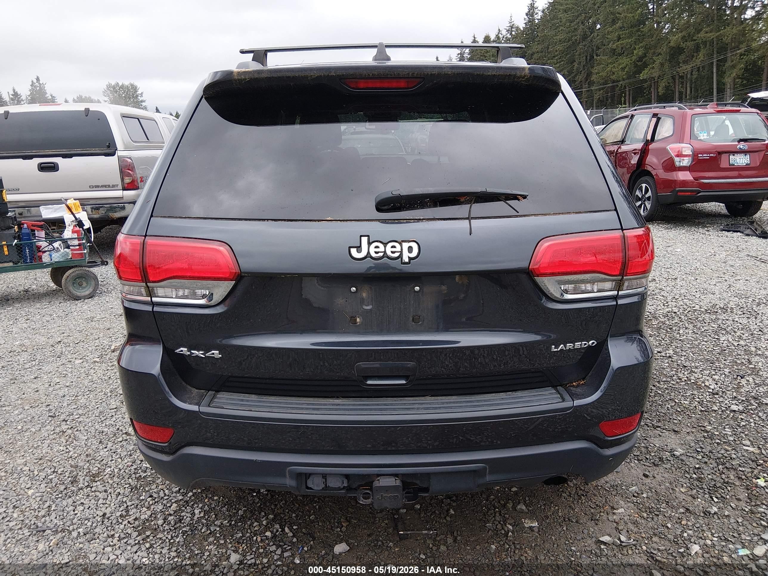 2015 Jeep Grand Cherokee Laredo Dark Blue vin: 1C4RJFAG9FC955602