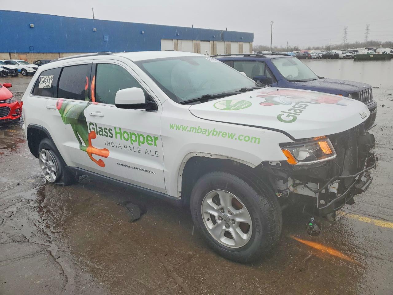 2016 Jeep Grand Cherokee Laredo White vin: 1C4RJFAG9GC492510
