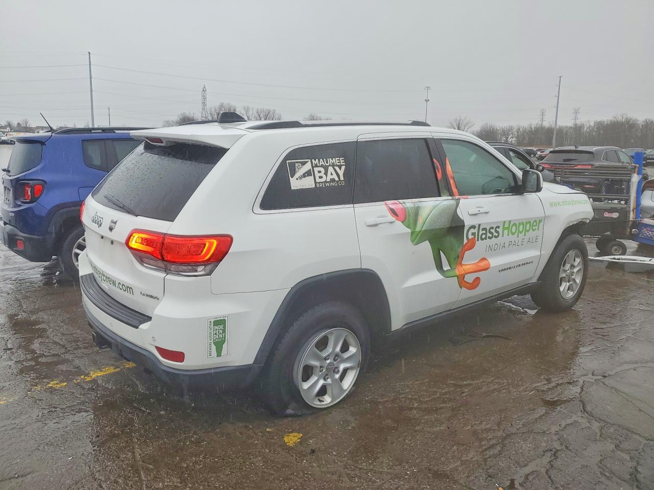 2016 Jeep Grand Cherokee Laredo White vin: 1C4RJFAG9GC492510