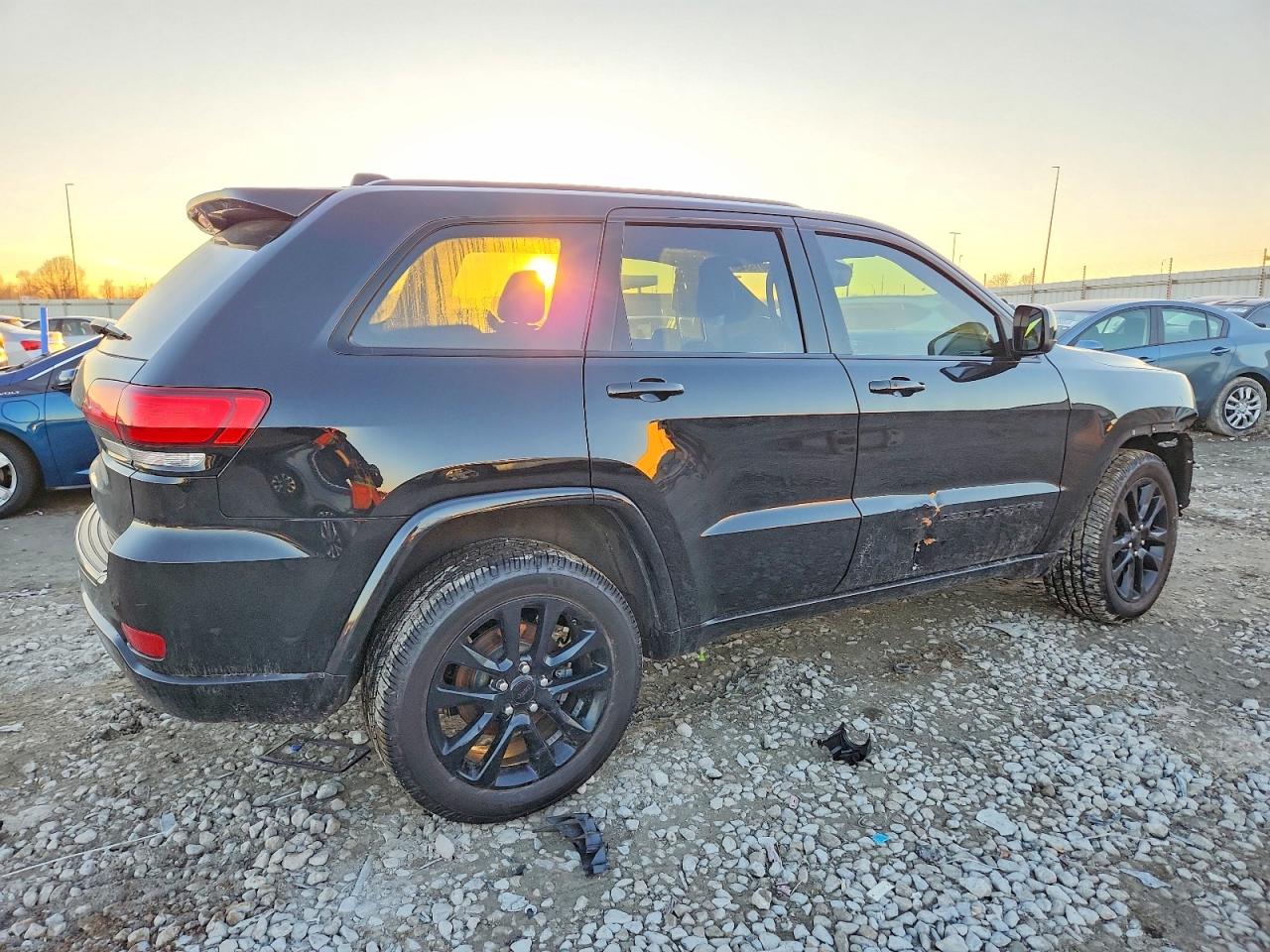 2017 Jeep Grand Cherokee Laredo Black vin: 1C4RJFAG9HC754446