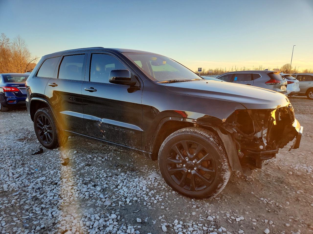 2017 Jeep Grand Cherokee Laredo Black vin: 1C4RJFAG9HC754446