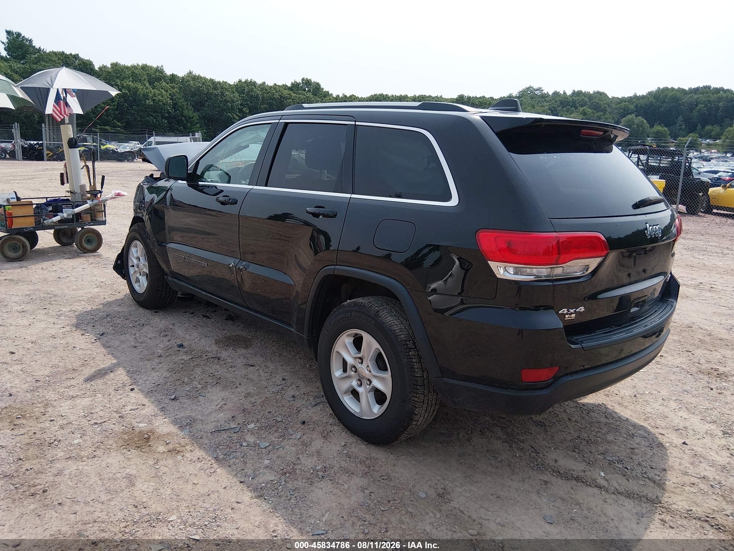 2017 Jeep Grand Cherokee Laredo Black vin: 1C4RJFAG9HC912042