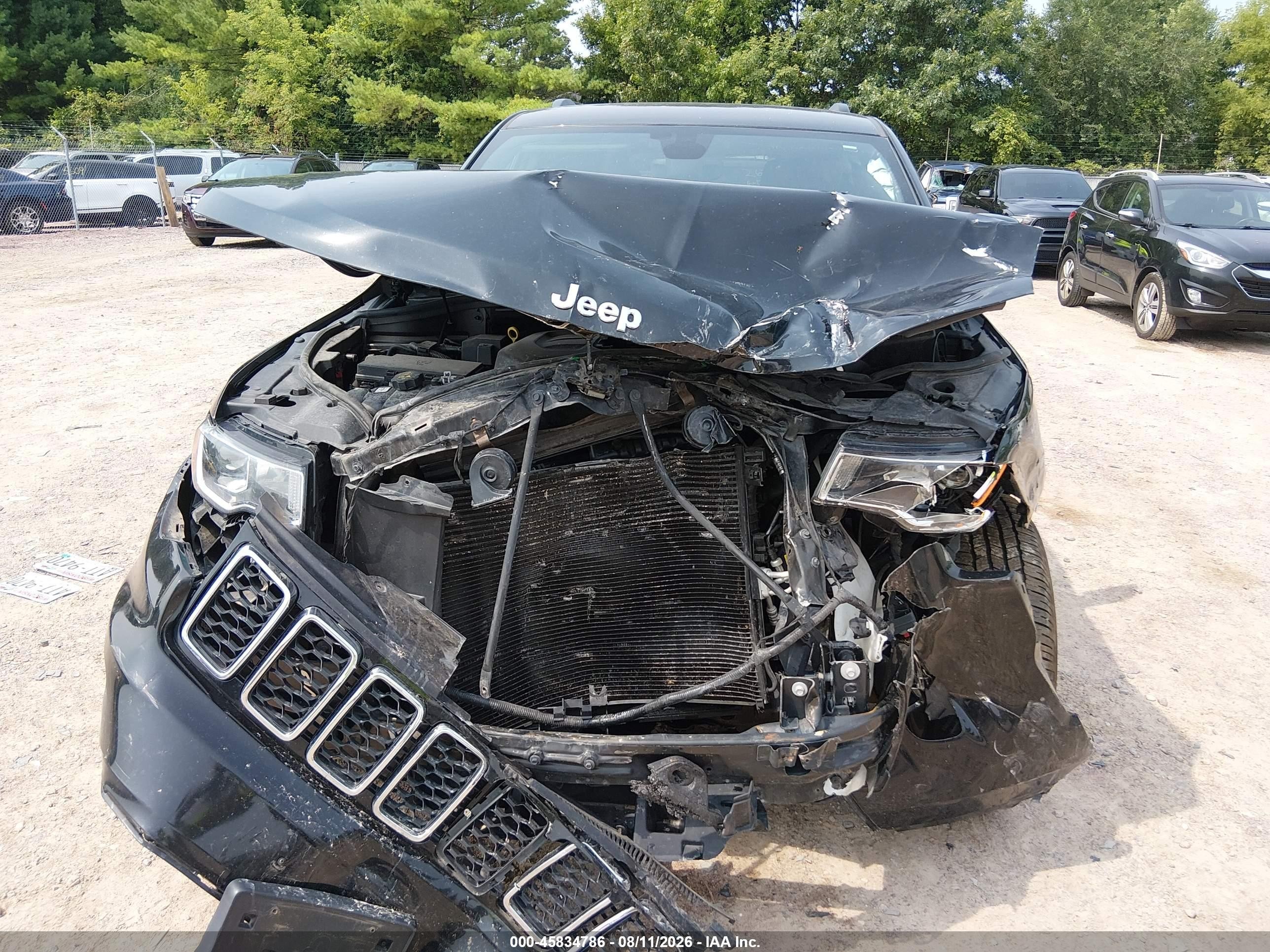 2017 Jeep Grand Cherokee Laredo Black vin: 1C4RJFAG9HC912042