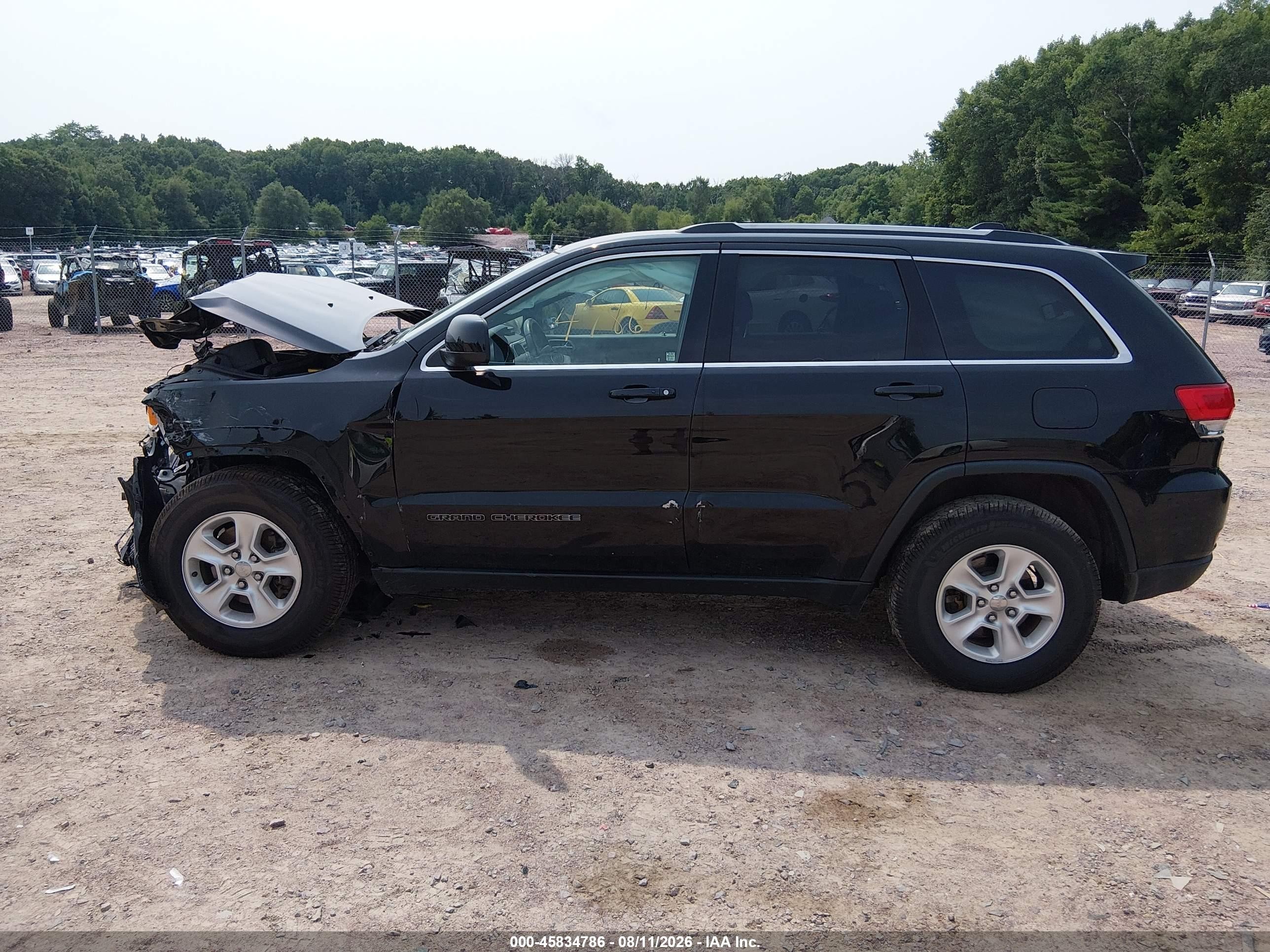 2017 Jeep Grand Cherokee Laredo Black vin: 1C4RJFAG9HC912042