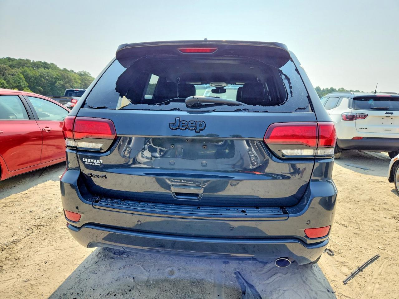 2018 Jeep Grand Cherokee Laredo Gray vin: 1C4RJFAG9JC179724