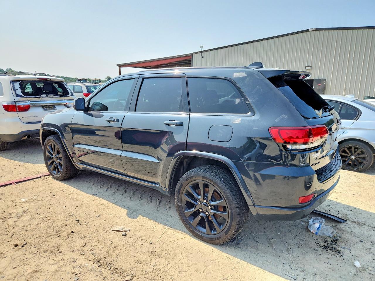2018 Jeep Grand Cherokee Laredo Gray vin: 1C4RJFAG9JC179724