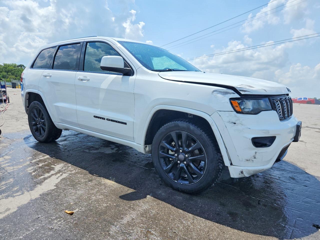 2018 Jeep Grand Cherokee Laredo White vin: 1C4RJFAG9JC488383
