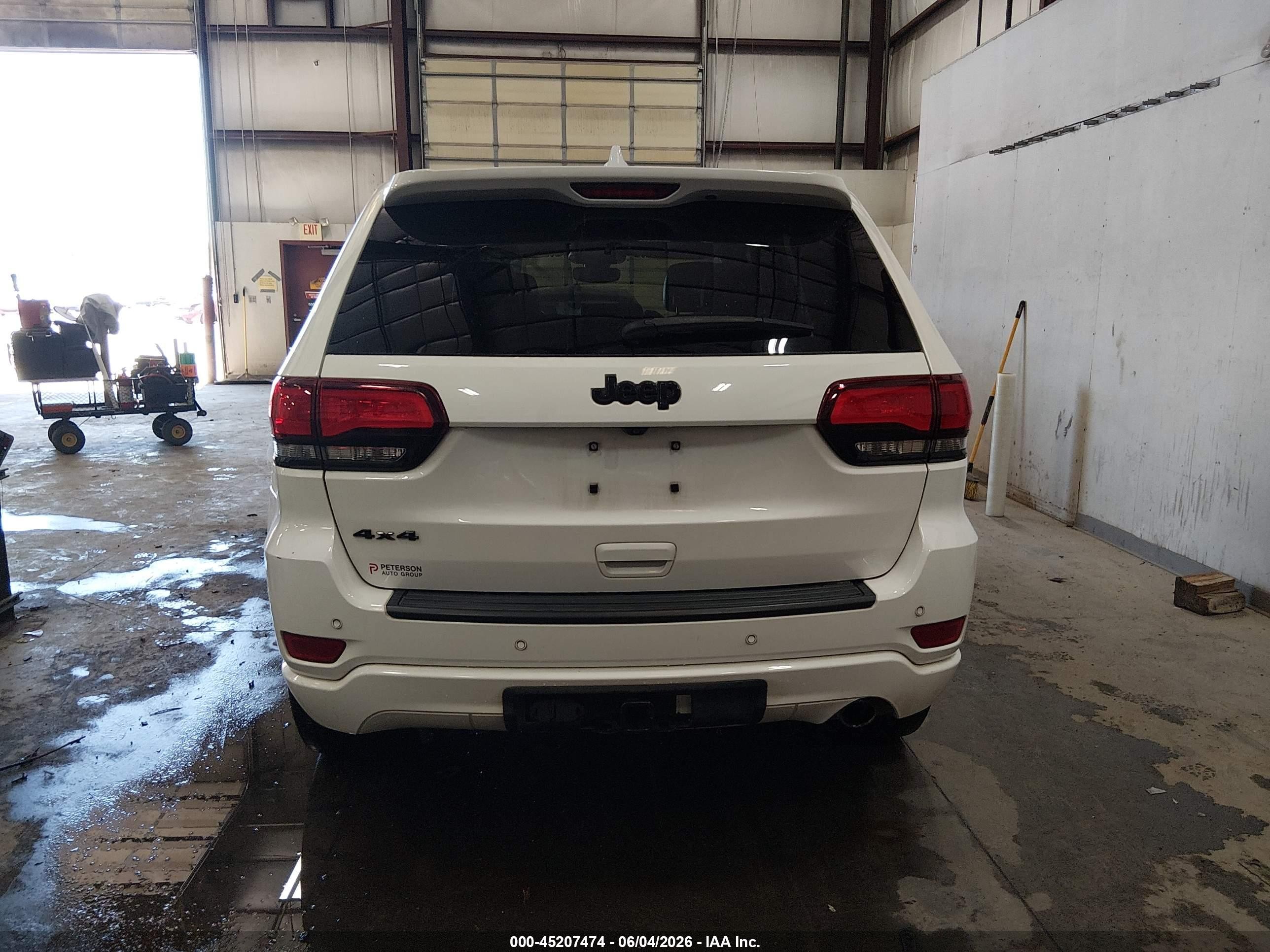 2018 Jeep Grand Cherokee Altitude 4x4 White vin: 1C4RJFAG9JC491509