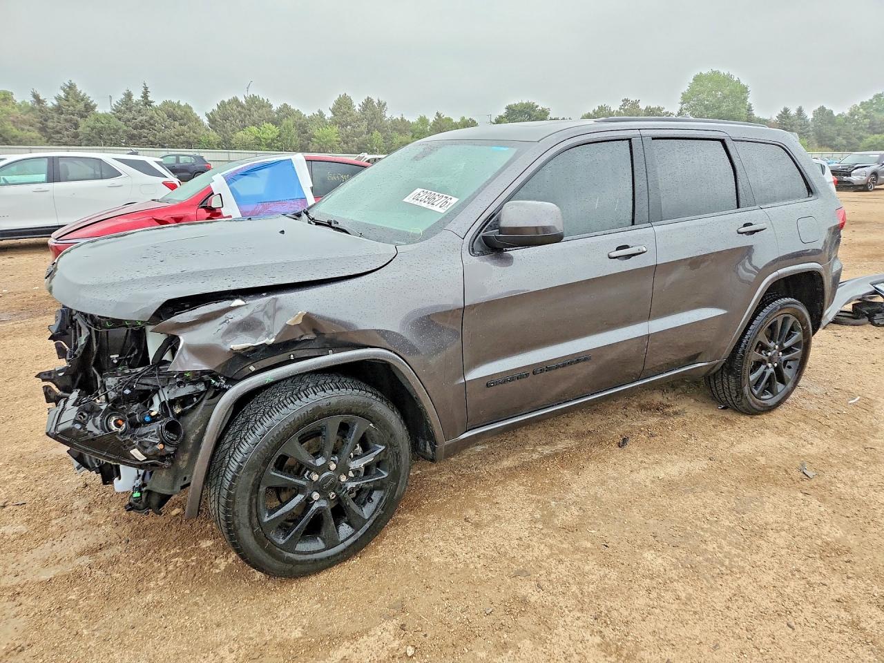 2018 Jeep Grand Cherokee Laredo Gray vin: 1C4RJFAG9JC491672