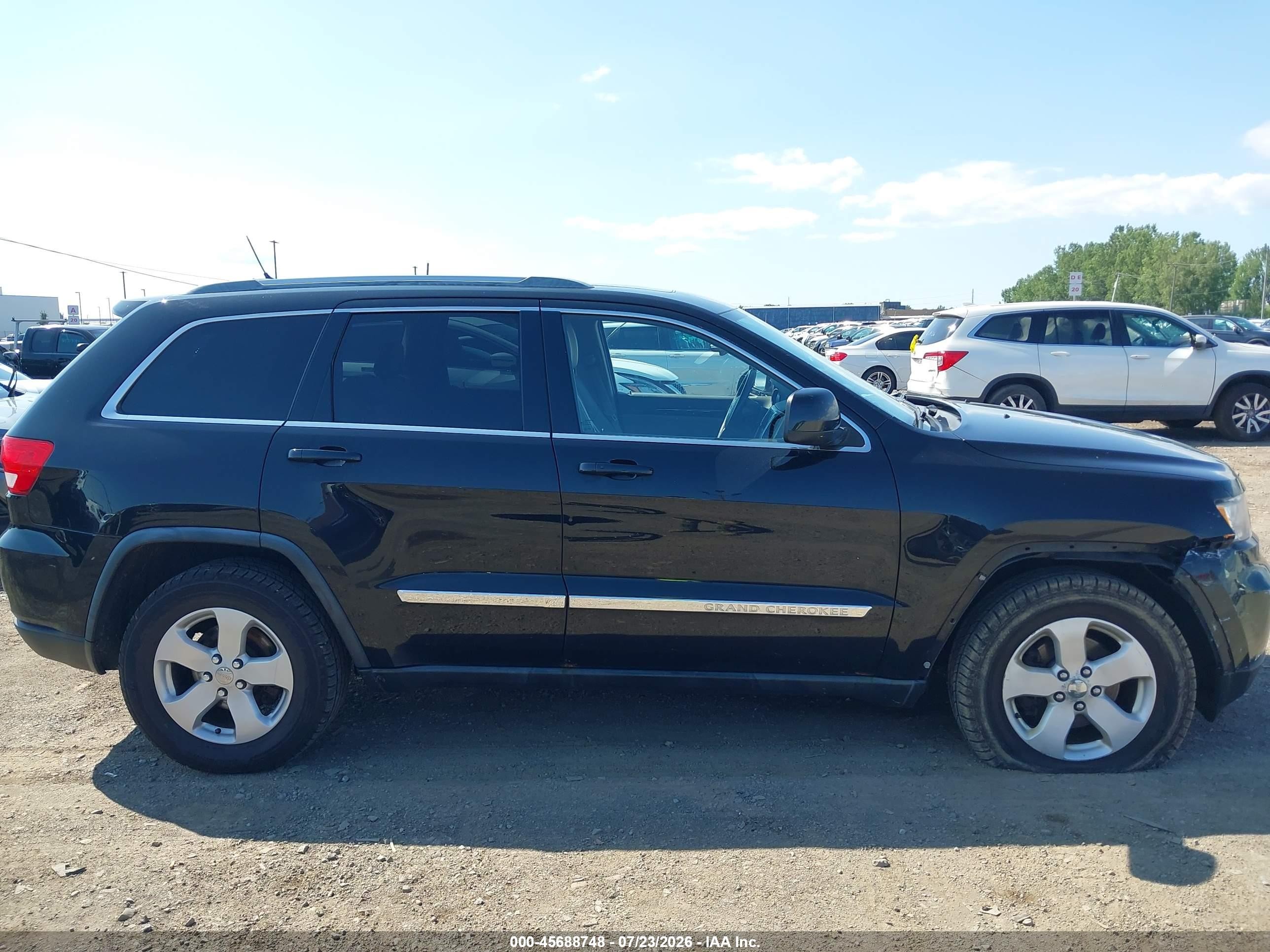 2012 Jeep Grand Cherokee Laredo Black vin: 1C4RJFAGXCC105084