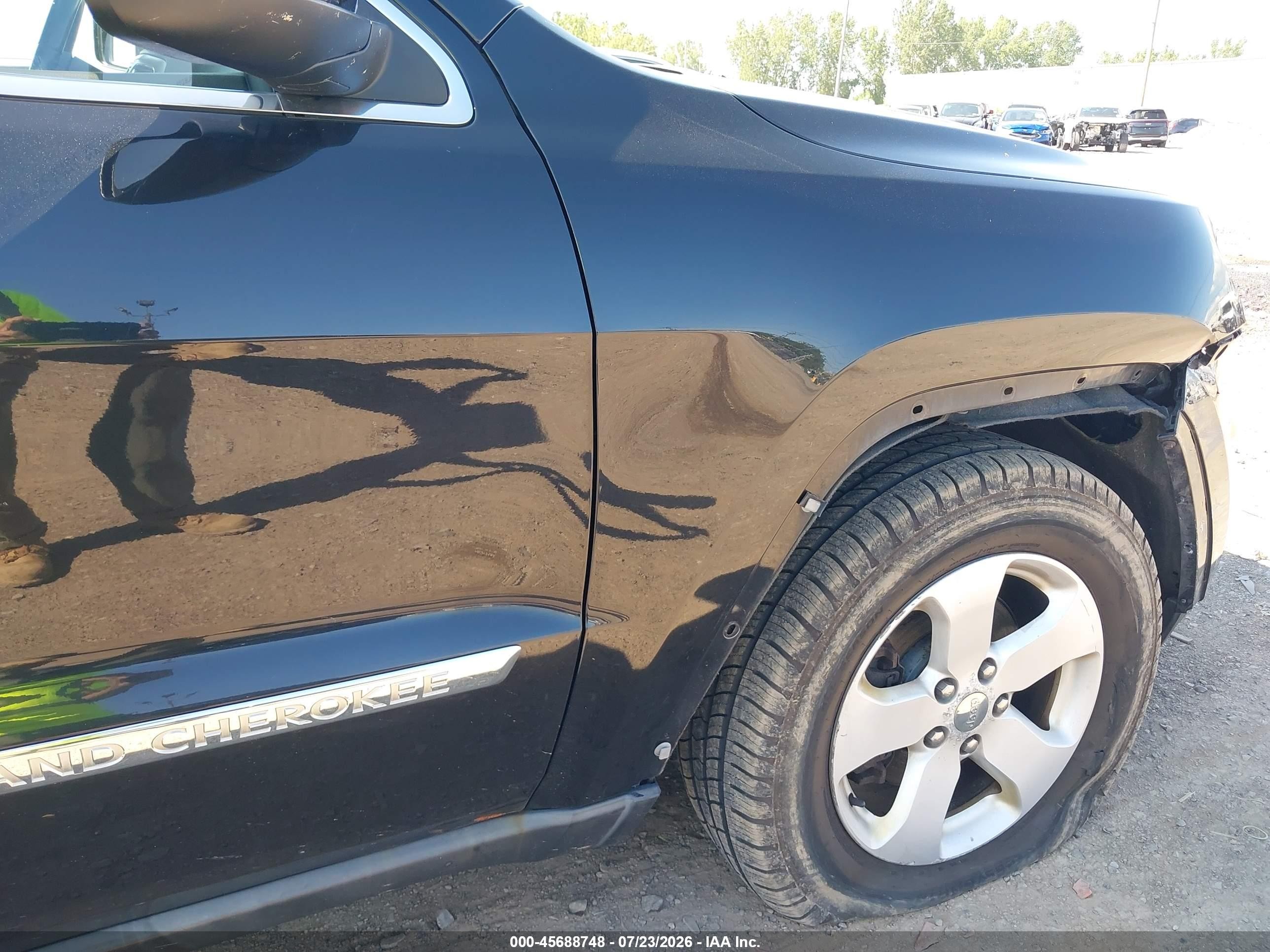 2012 Jeep Grand Cherokee Laredo Black vin: 1C4RJFAGXCC105084