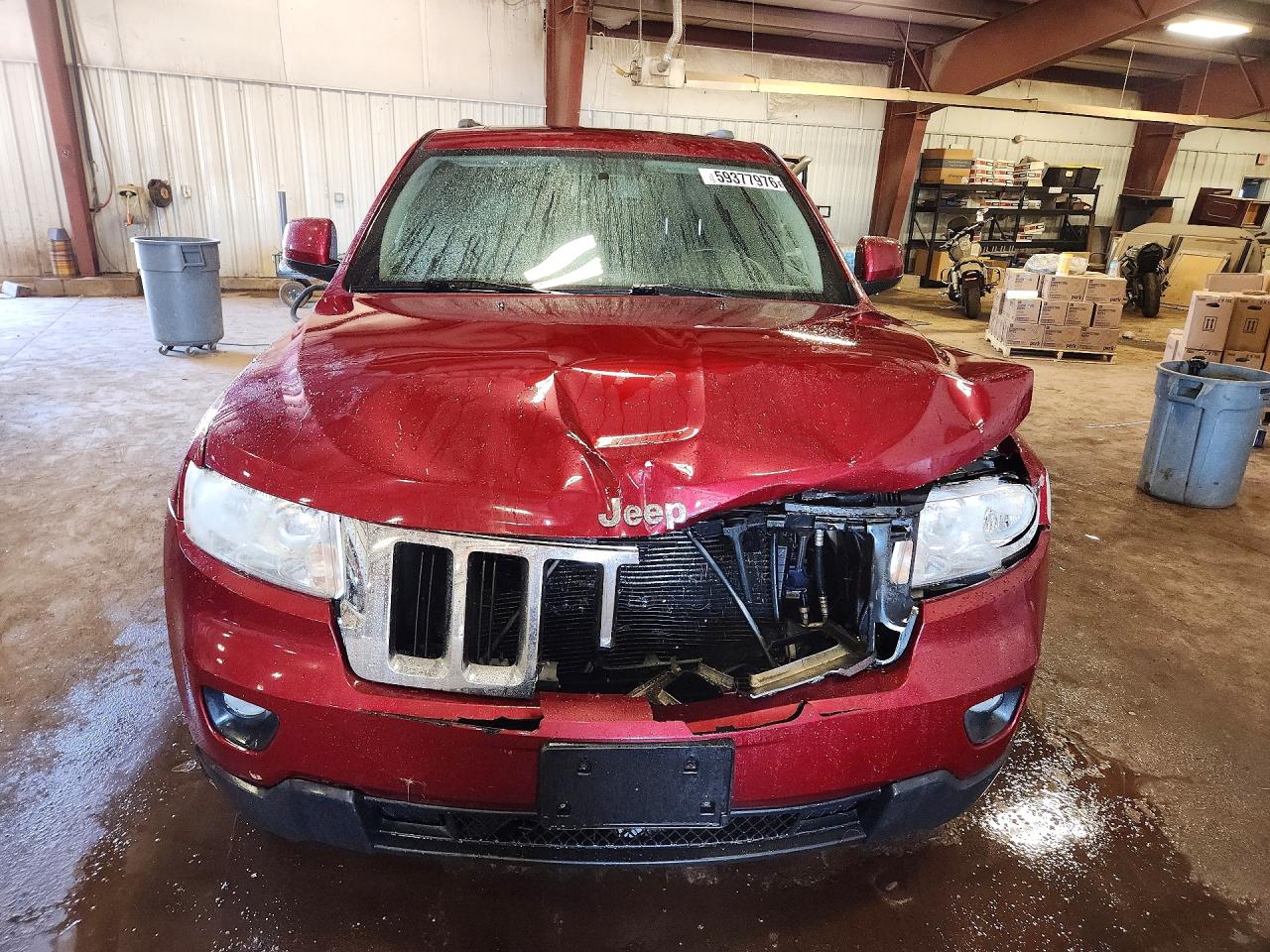 2012 Jeep Grand Cherokee Laredo Бордовый vin: 1C4RJFAGXCC145245