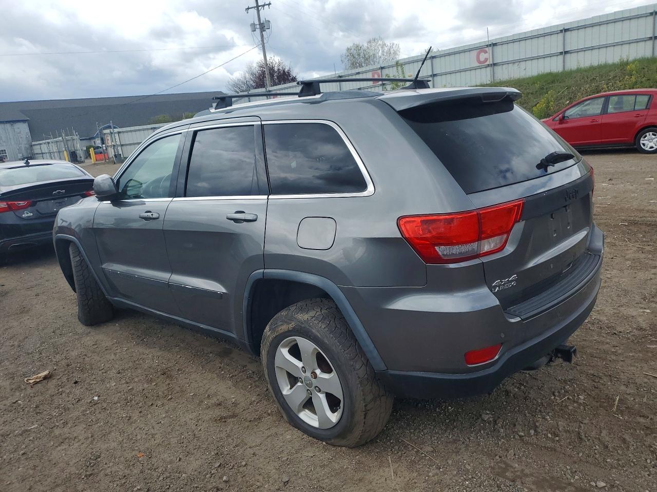 2012 Jeep Grand Cherokee Laredo Серый vin: 1C4RJFAGXCC149778