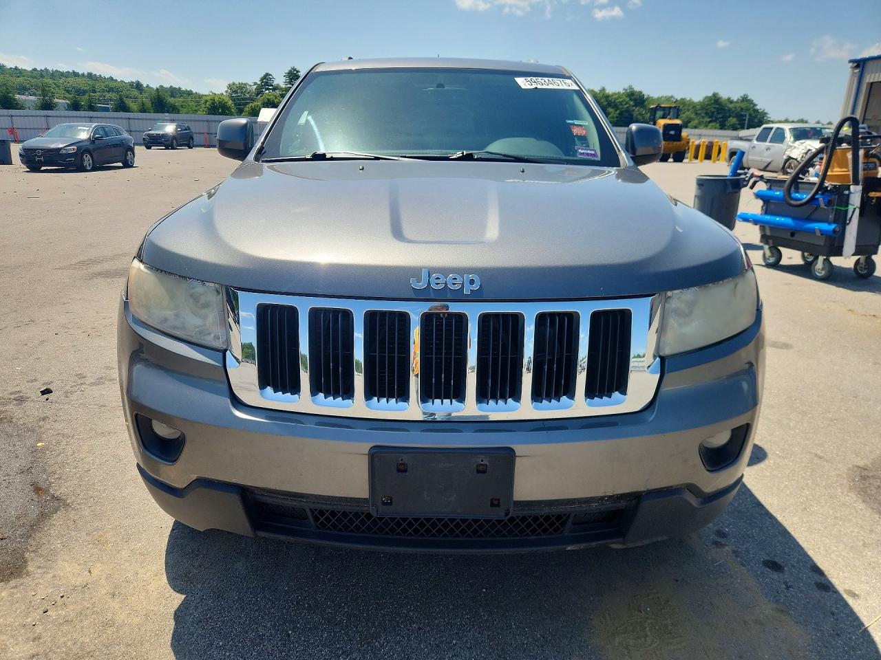 2012 Jeep Grand Cherokee Laredo Серый vin: 1C4RJFAGXCC150526