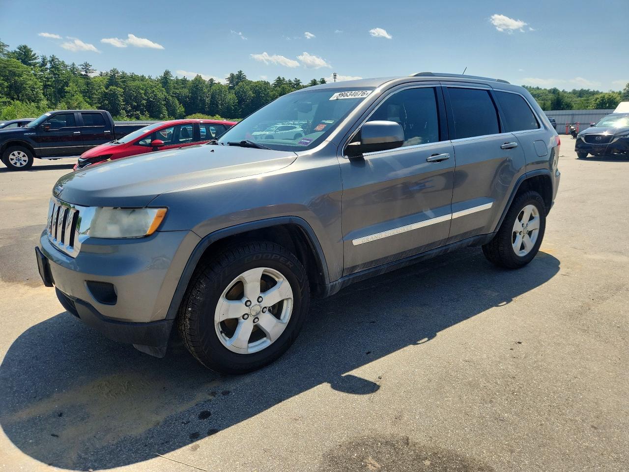2012 Jeep Grand Cherokee Laredo Серый vin: 1C4RJFAGXCC150526