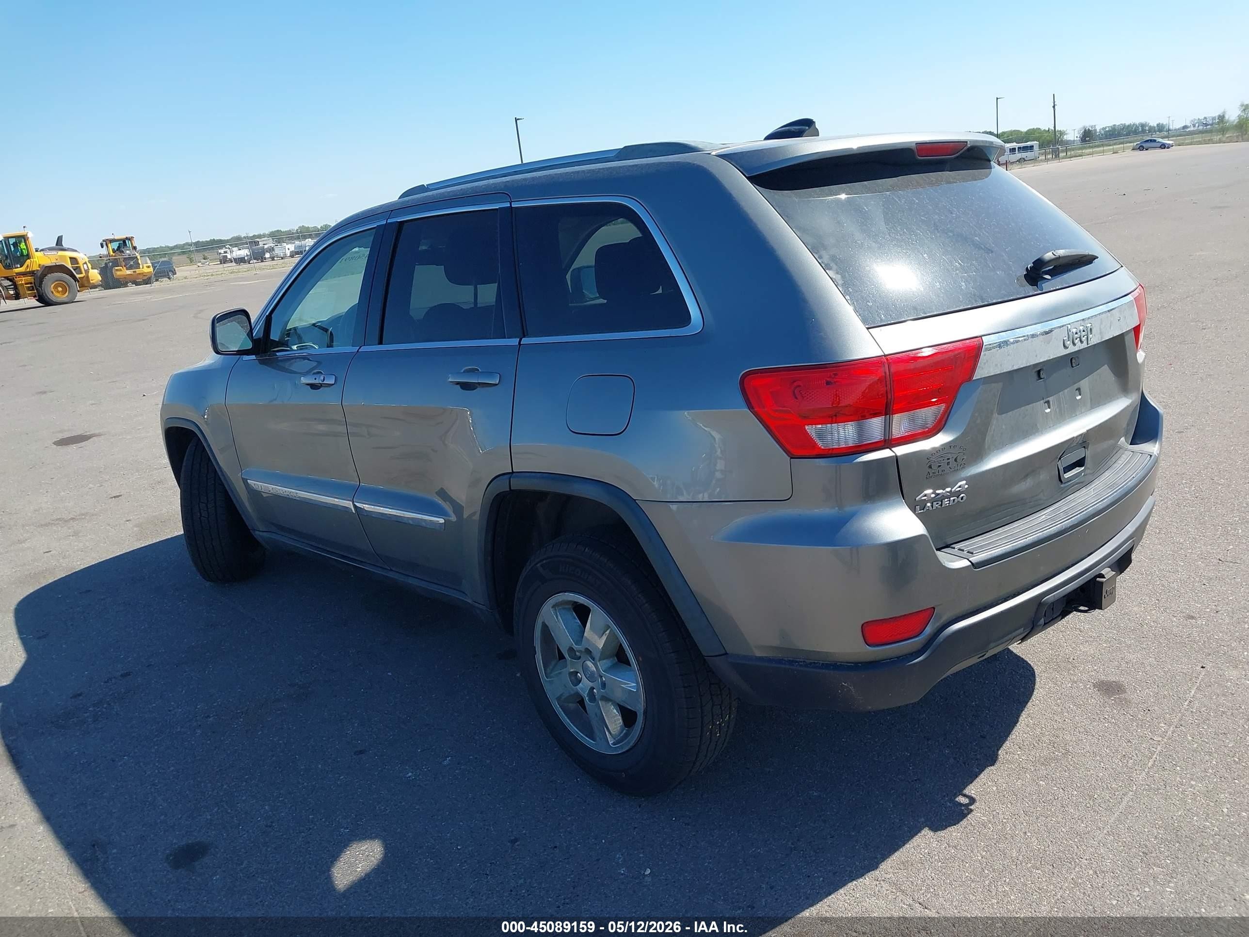 2012 Jeep Grand Cherokee Laredo Gray vin: 1C4RJFAGXCC169514