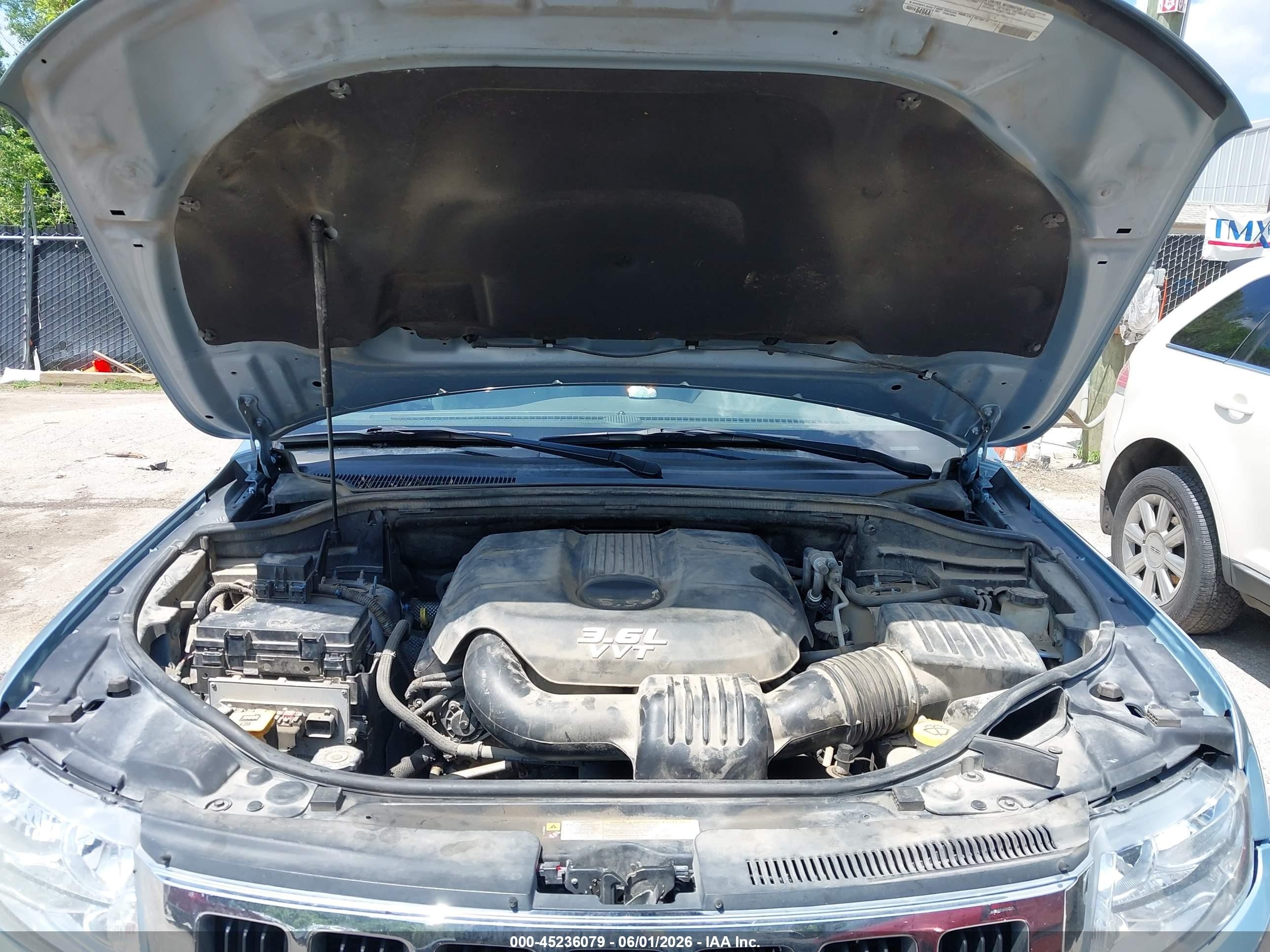 2012 Jeep Grand Cherokee Laredo Light Blue vin: 1C4RJFAGXCC227248