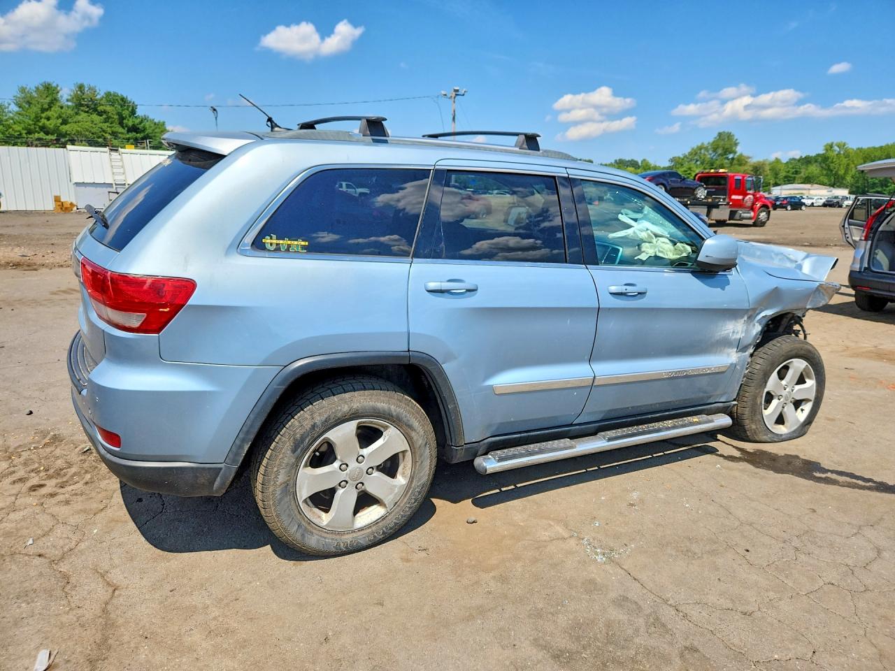 2012 Jeep Grand Cherokee Laredo Синий vin: 1C4RJFAGXCC233177