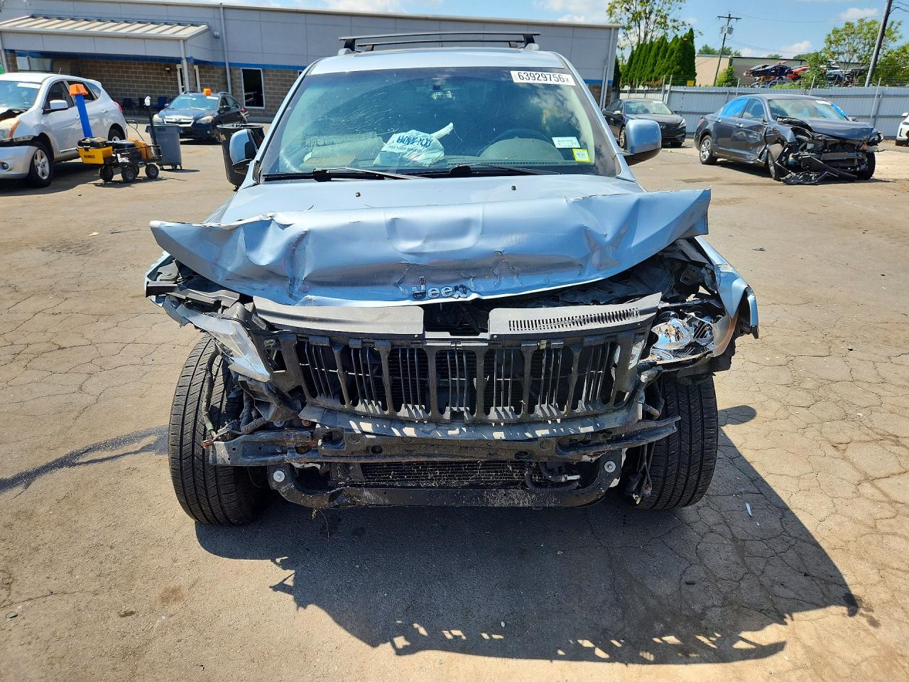 2012 Jeep Grand Cherokee Laredo Синий vin: 1C4RJFAGXCC233177
